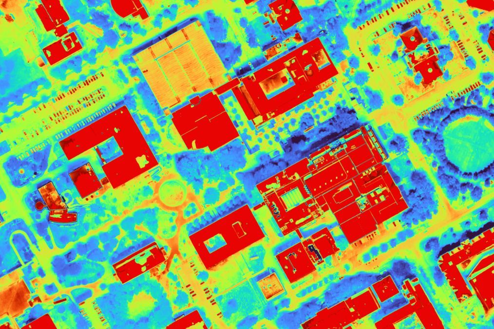 high resolution thermal imaging of UM campus