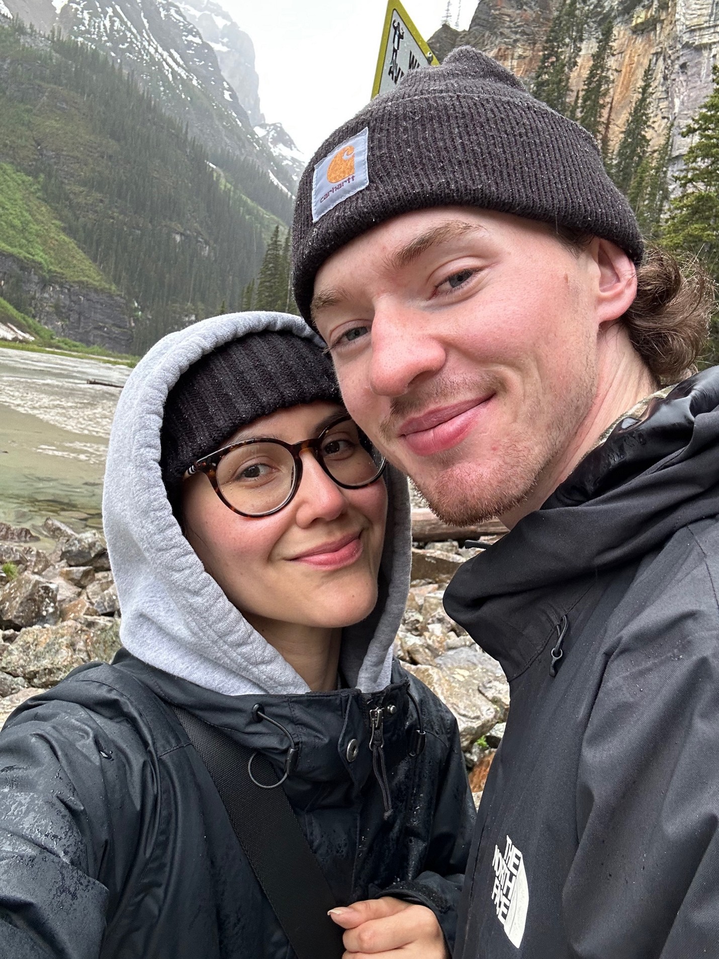 Kayla Thomas with her boyfriend, Carson Tiede.