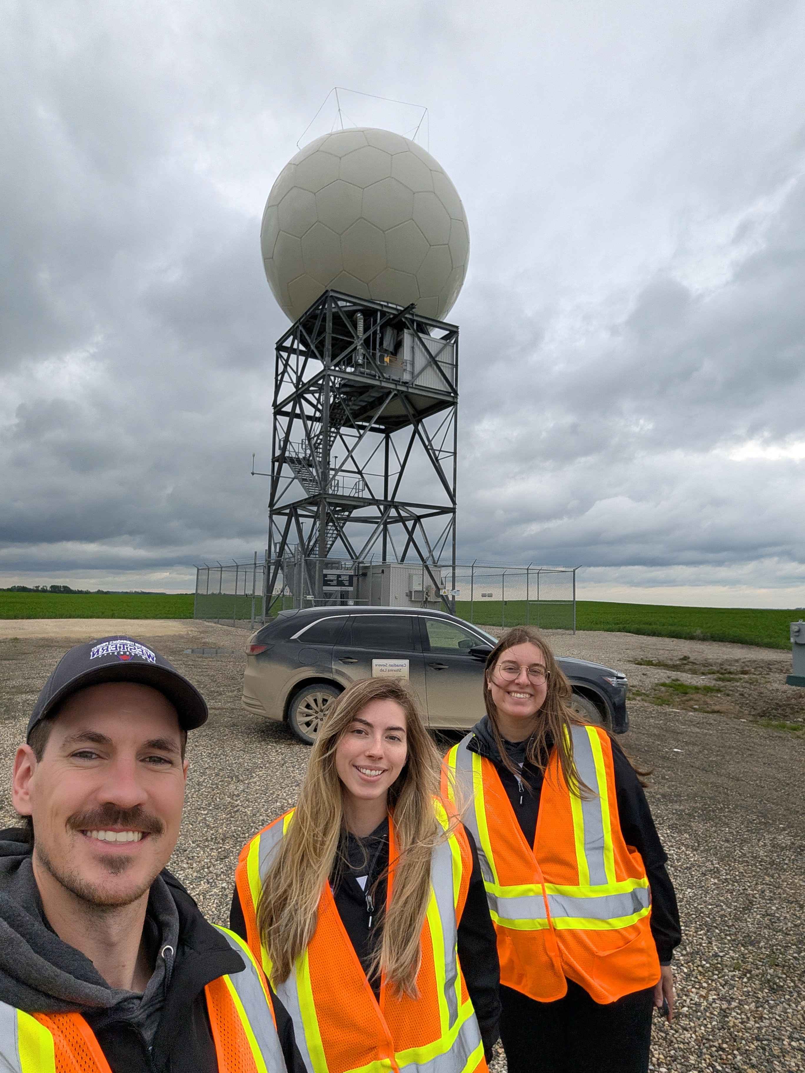 researchers out in the field