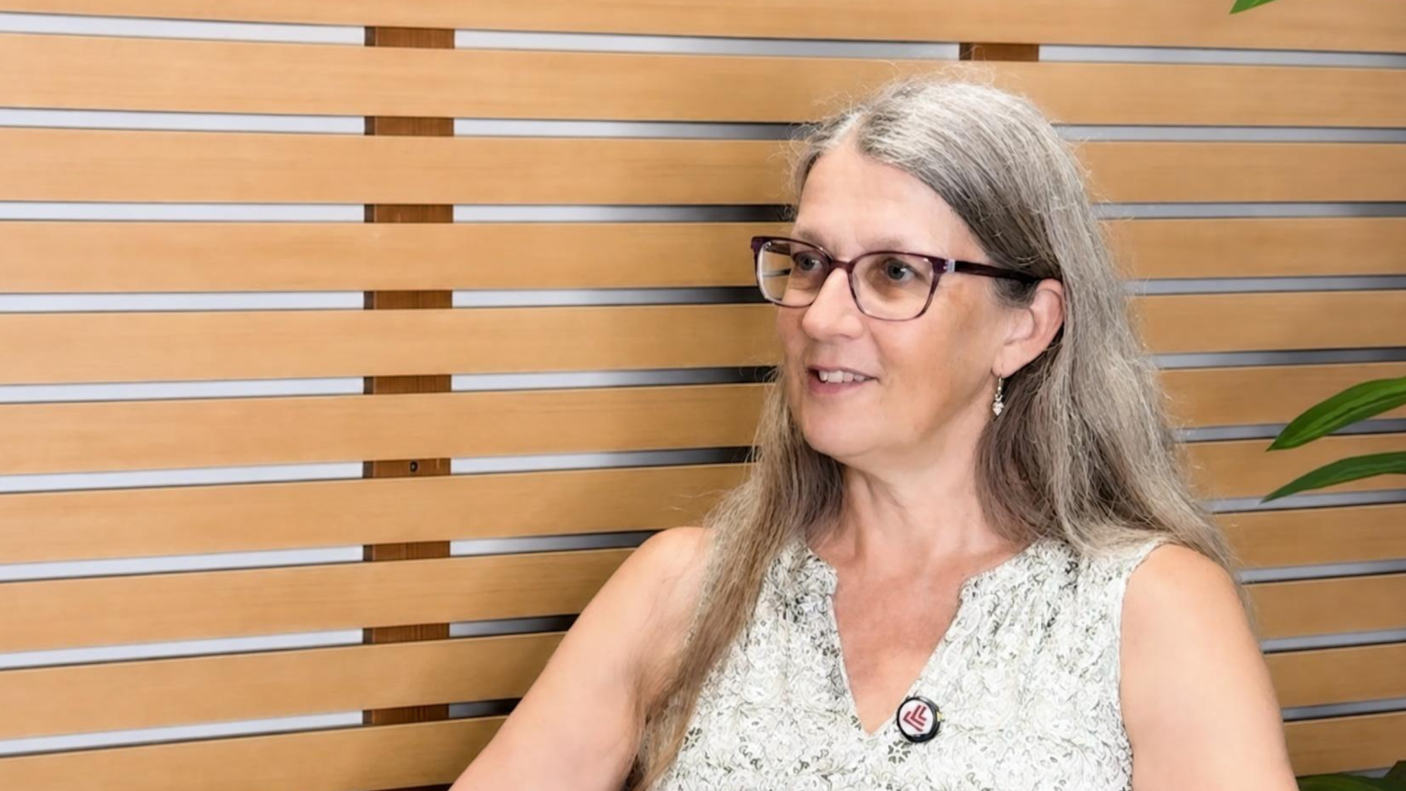 Selena Randall, founder of Insight Canine Behaviour Solutions during her interview at the Stu Clark Centre for Entrepreneurship