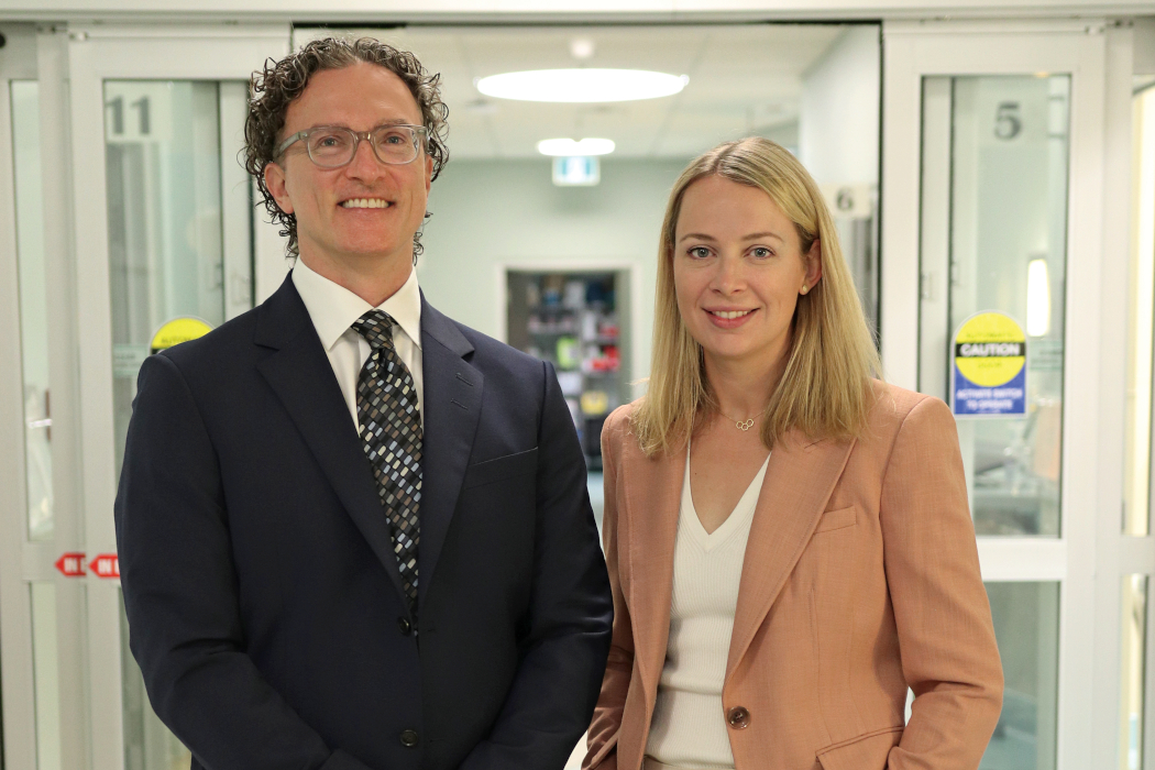Portrait of Dr. Ryan Zarychanski and Dr. Brett Houston. 