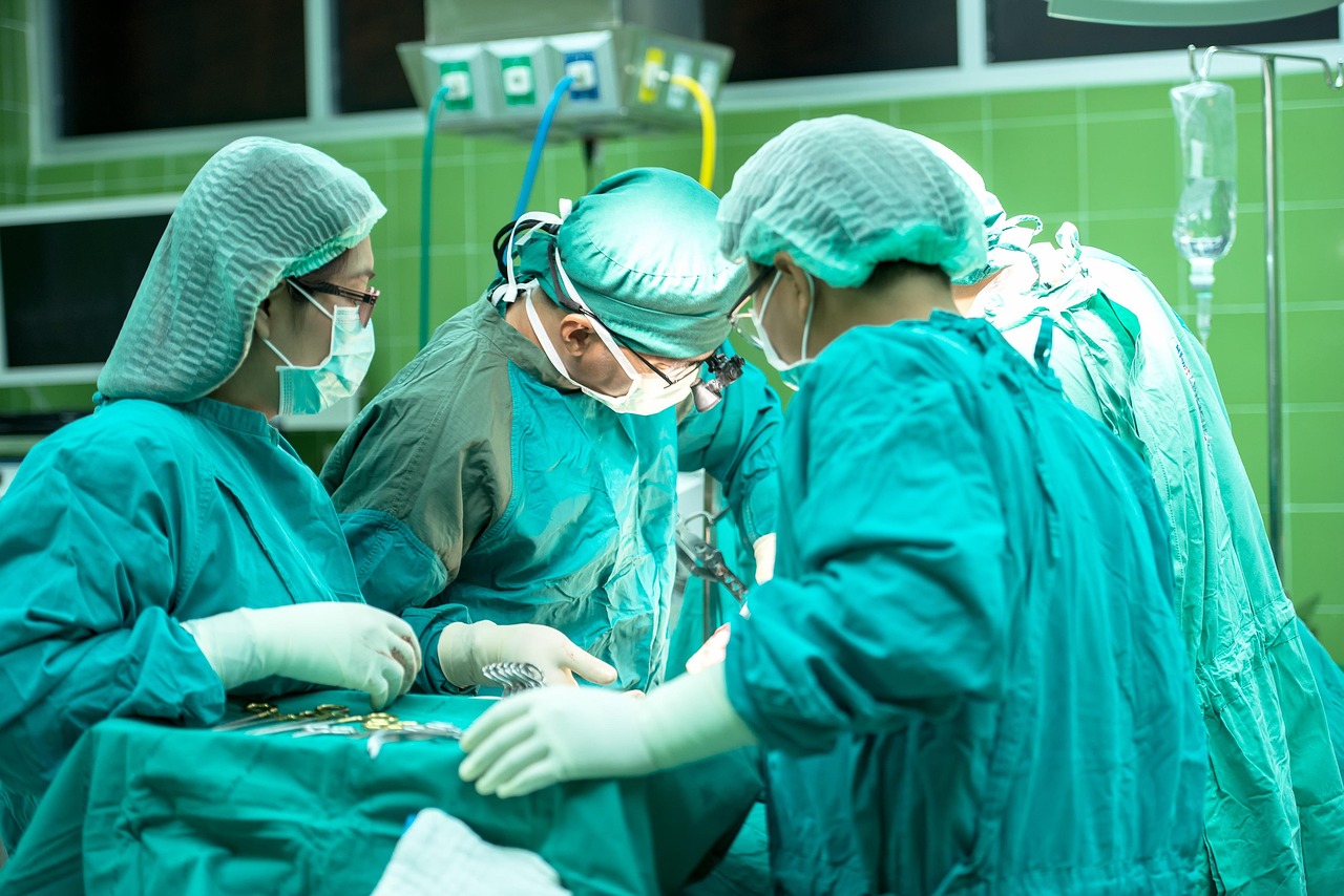 stock photo of surgeons in surgery