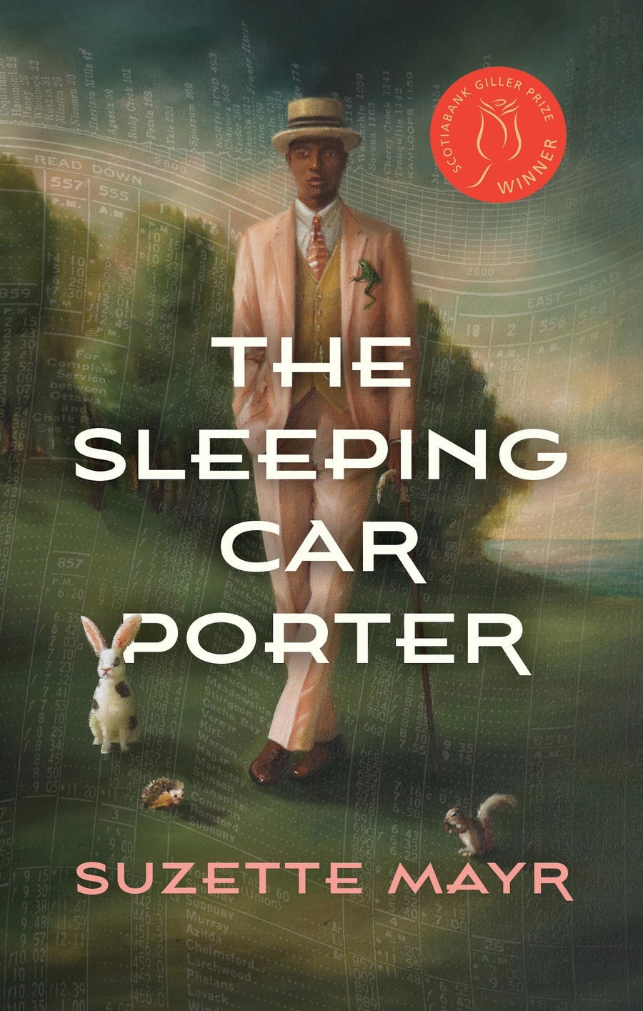 Book cover for The Sleeping Car Porter by Suzette Mayr