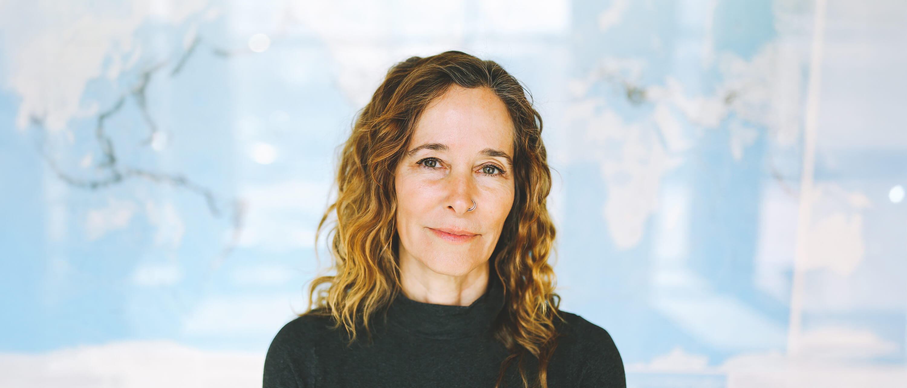 Julienne Stroeve looking at camera