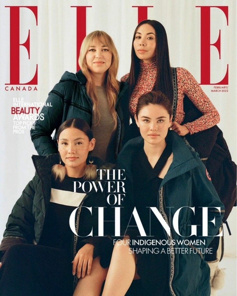Willow Allen on Elle cover page