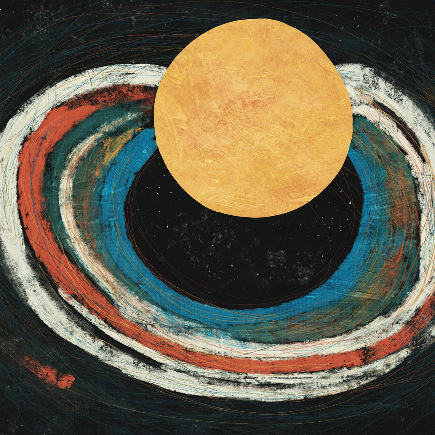an illustration of the moon