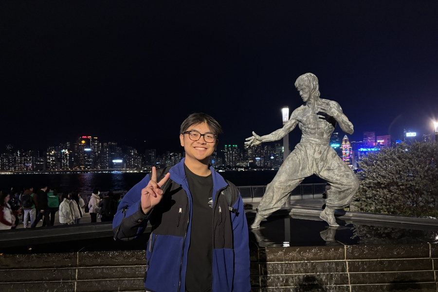 Daniel Eng on exchange