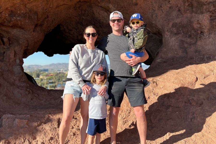 Justin Price and family