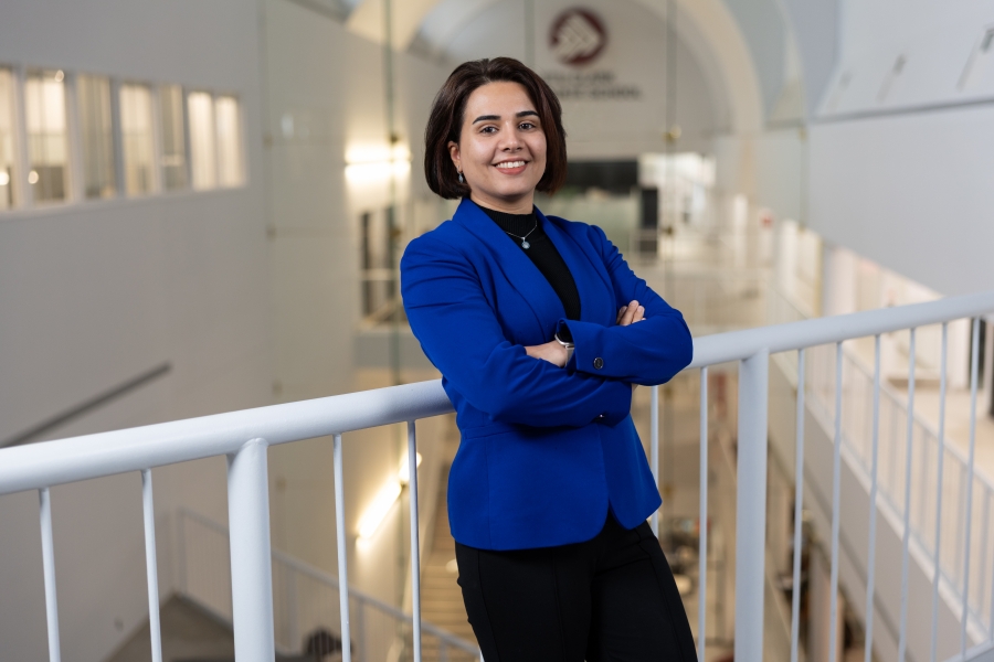 Niki Khorasani in a portrait at the Drake Centre