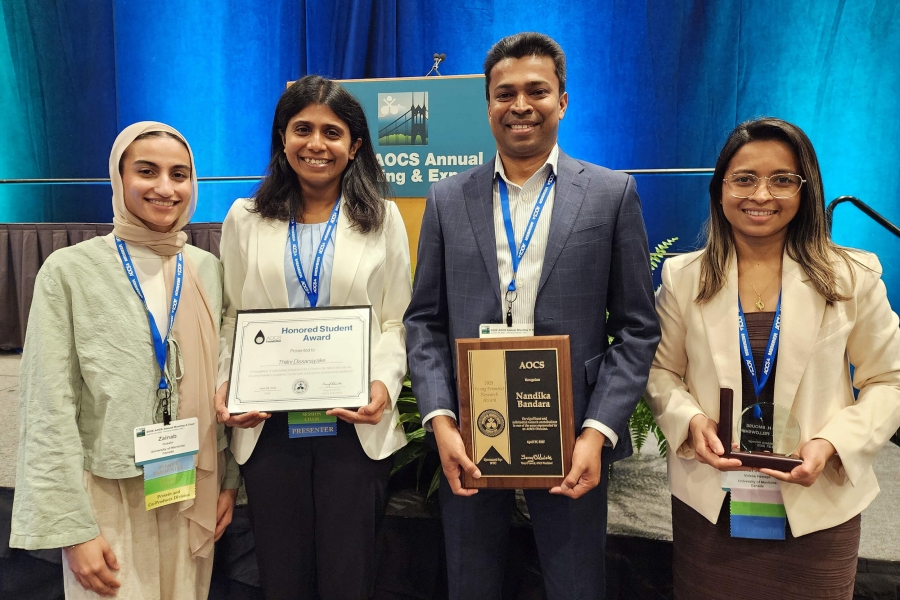 2025 American Oil Chemists' Society (AOCS) Award winners