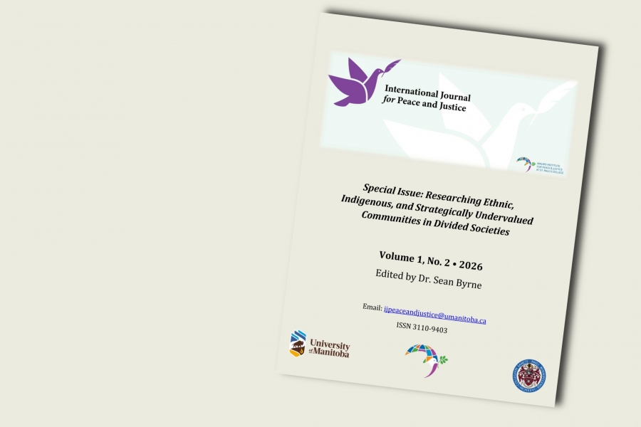 Cover of the International Journal for Peace and Justice