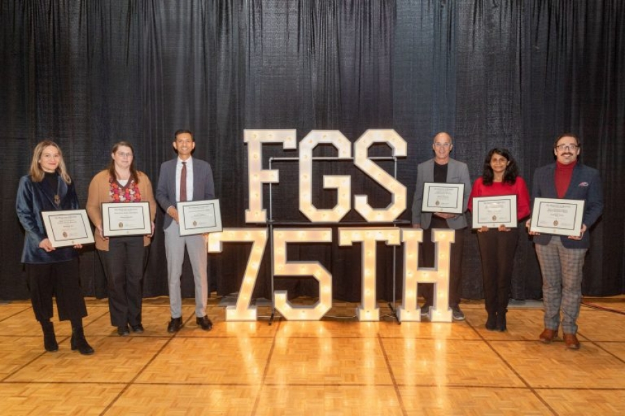 award winners attending the FGS 75th anniversary party