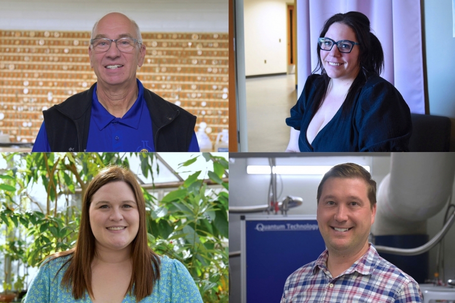 From left to right: Terry Wolowiec, Lauren Himbeault, Nicolle Amyotte, Dave Davidson.