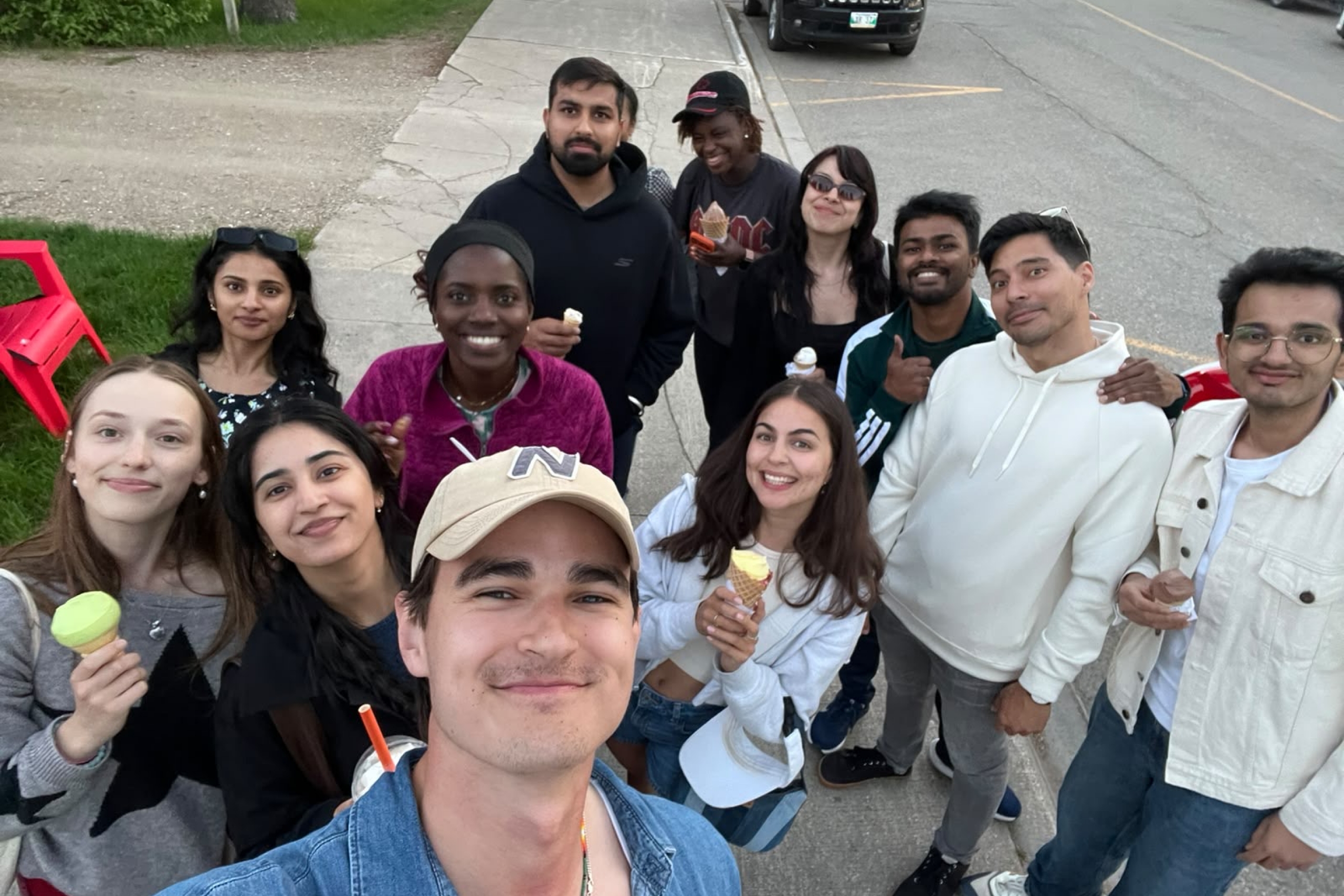 PSLP students take a selfie