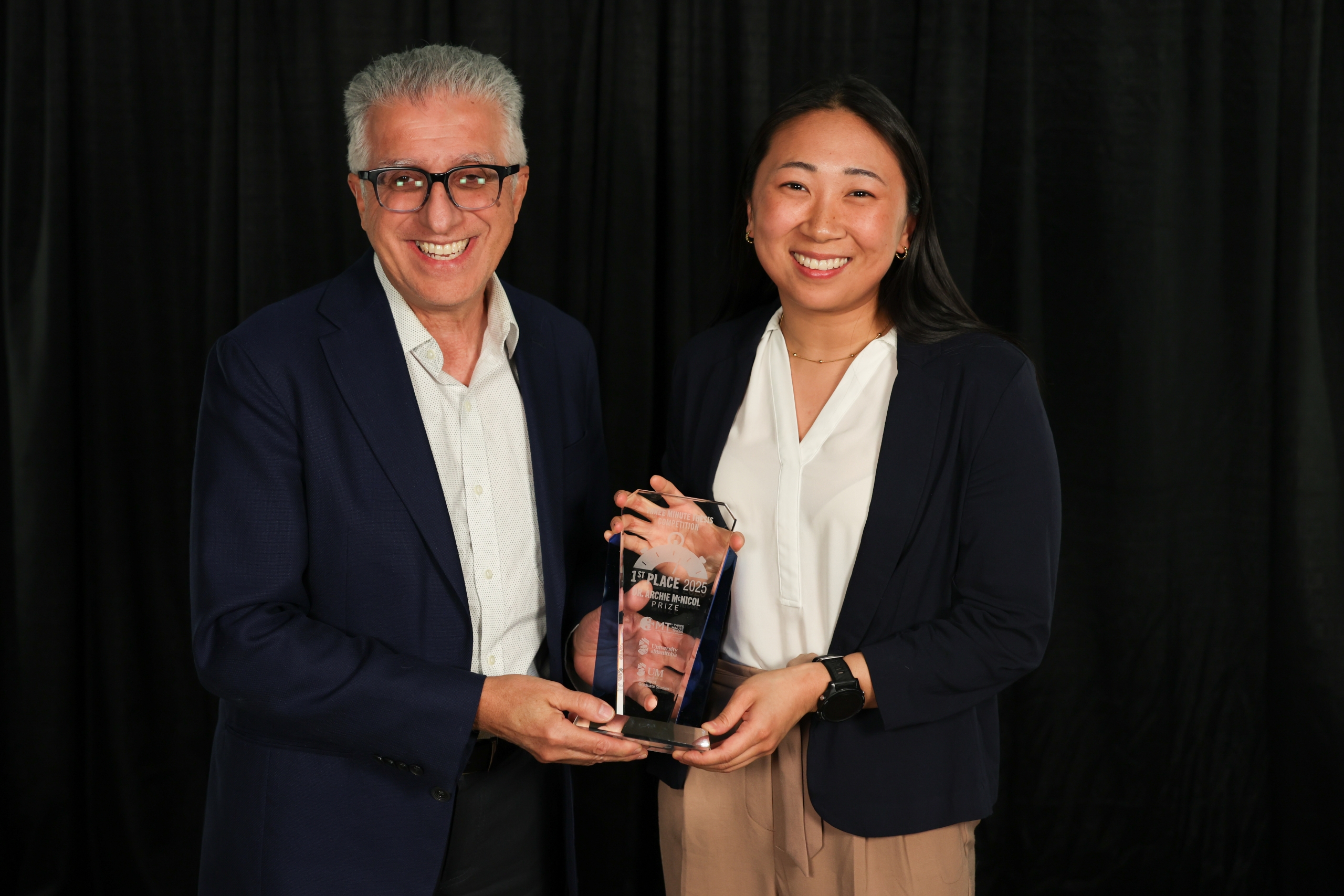 Dr. Michael Benarroch and Hannah Zhang