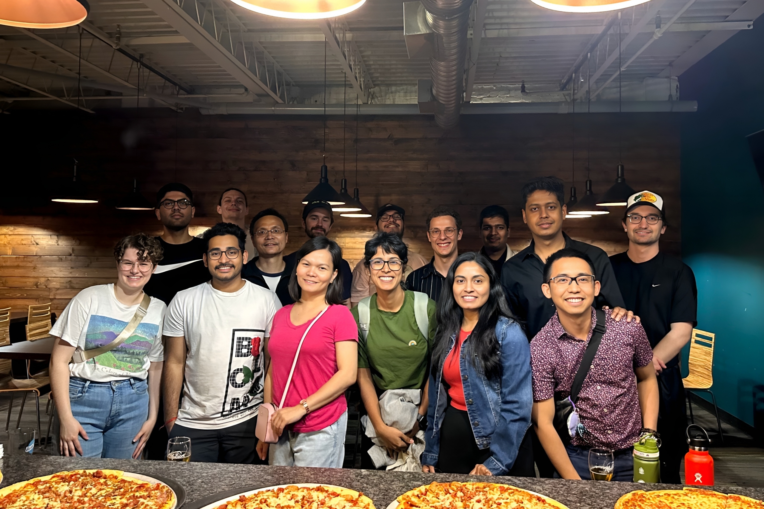 Dr. Little Hermie Monterde and members of the UM Graduate Mathematics Society