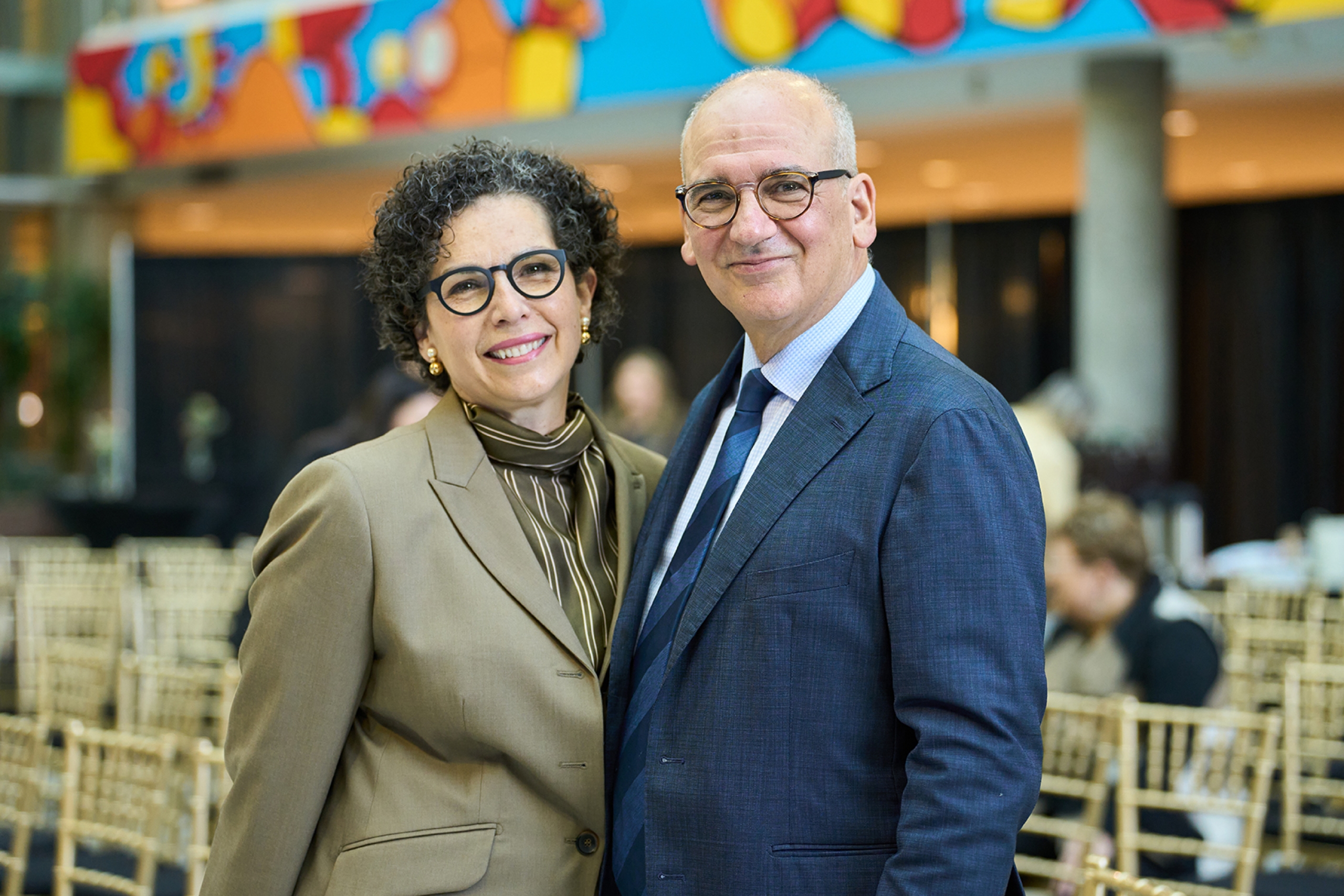 Dean Anastasia Kelekis-Cholakis and Dr. Ernest Cholakis