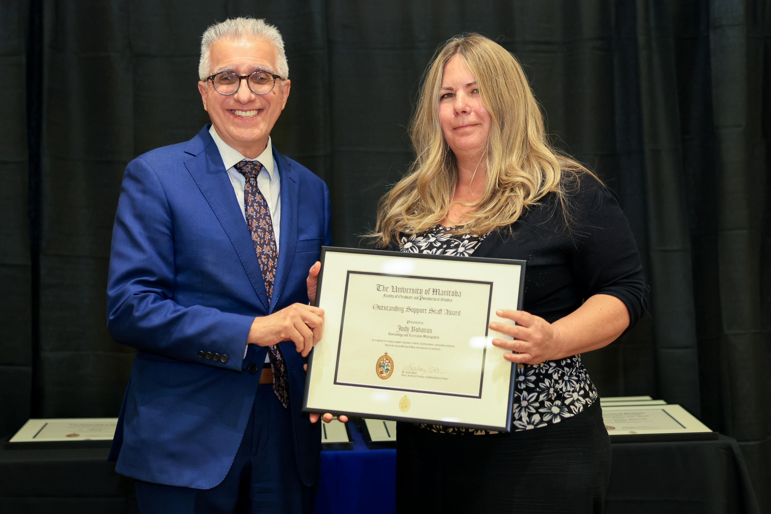 Dr. Michael Benarroch and Jody Bohonos