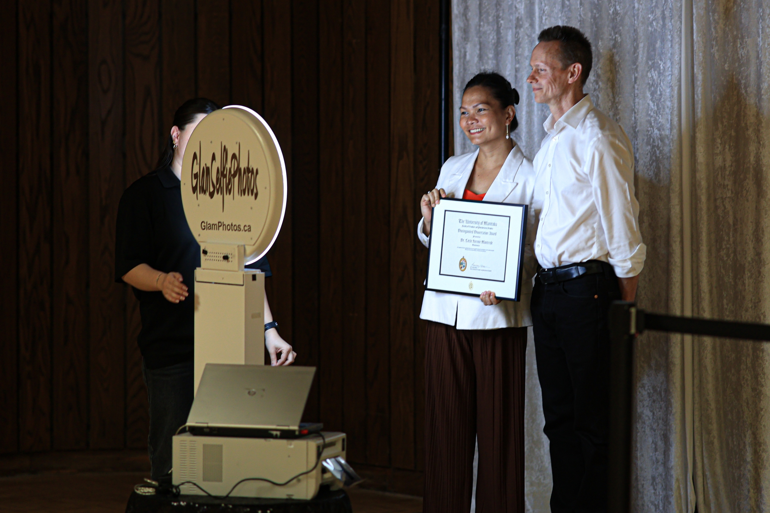Dr. Little Hermie Monterde and Dr. Steven Kirkland 
