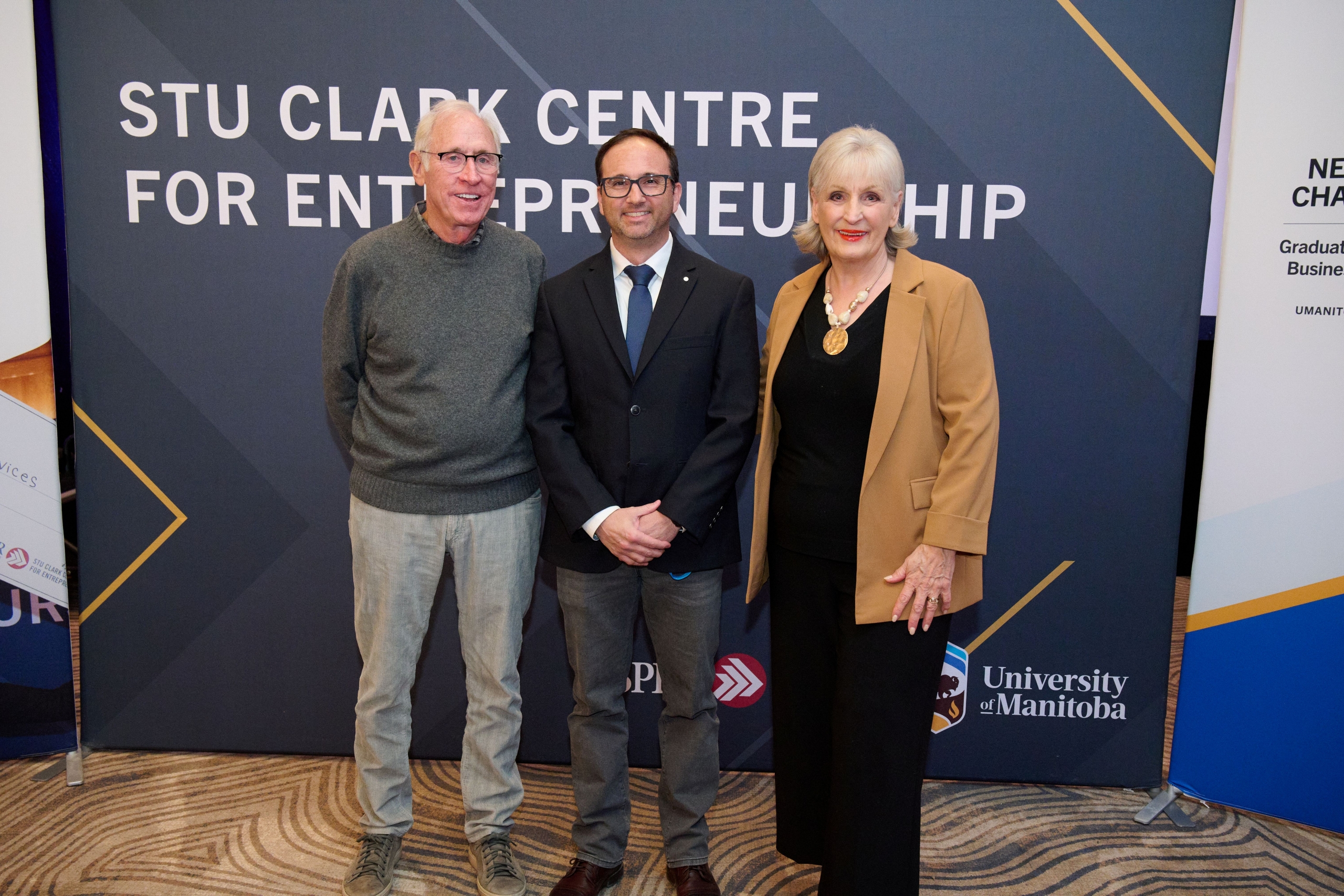Stu Clark, Daniel Gagnon, and Debra Jonasson-Young