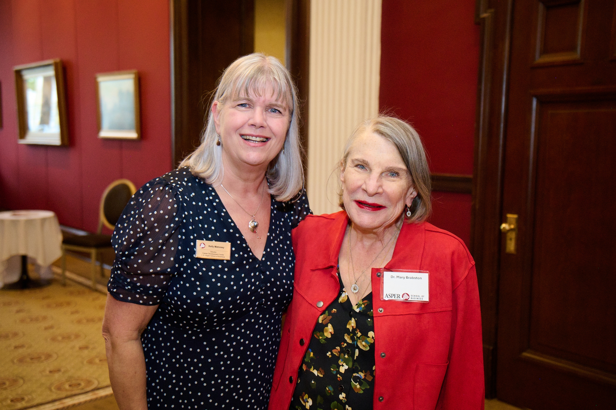 Kelly Mahoney and Dr. Mary Brabston