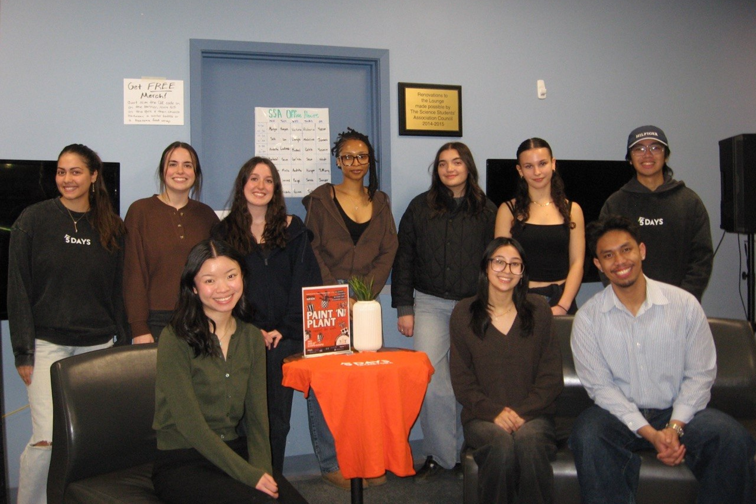 A group shot of Asper Students
