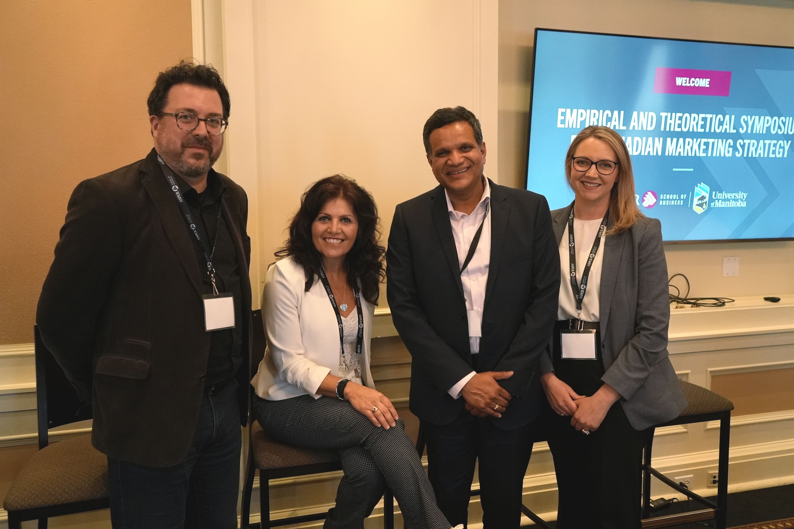 A group photo of panelists