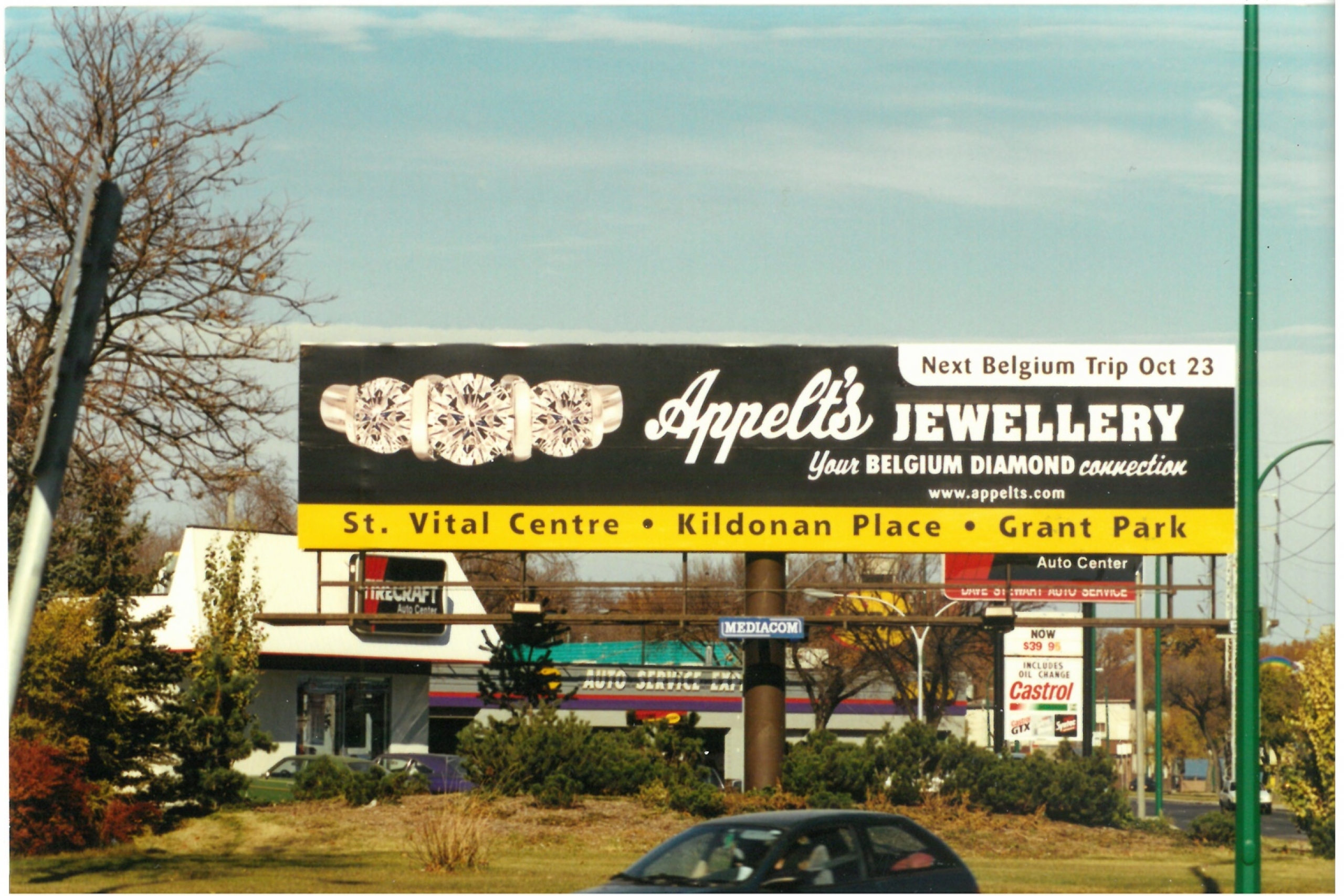 An Appelt's Diamonds Billboard