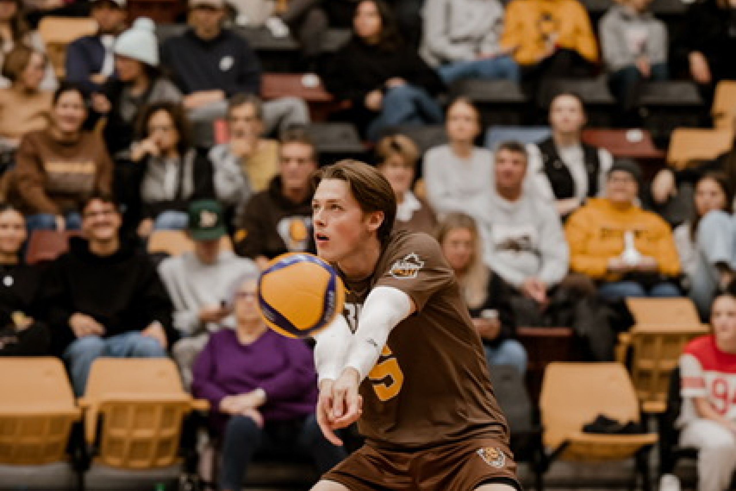 Josh Jehle makes a pass
