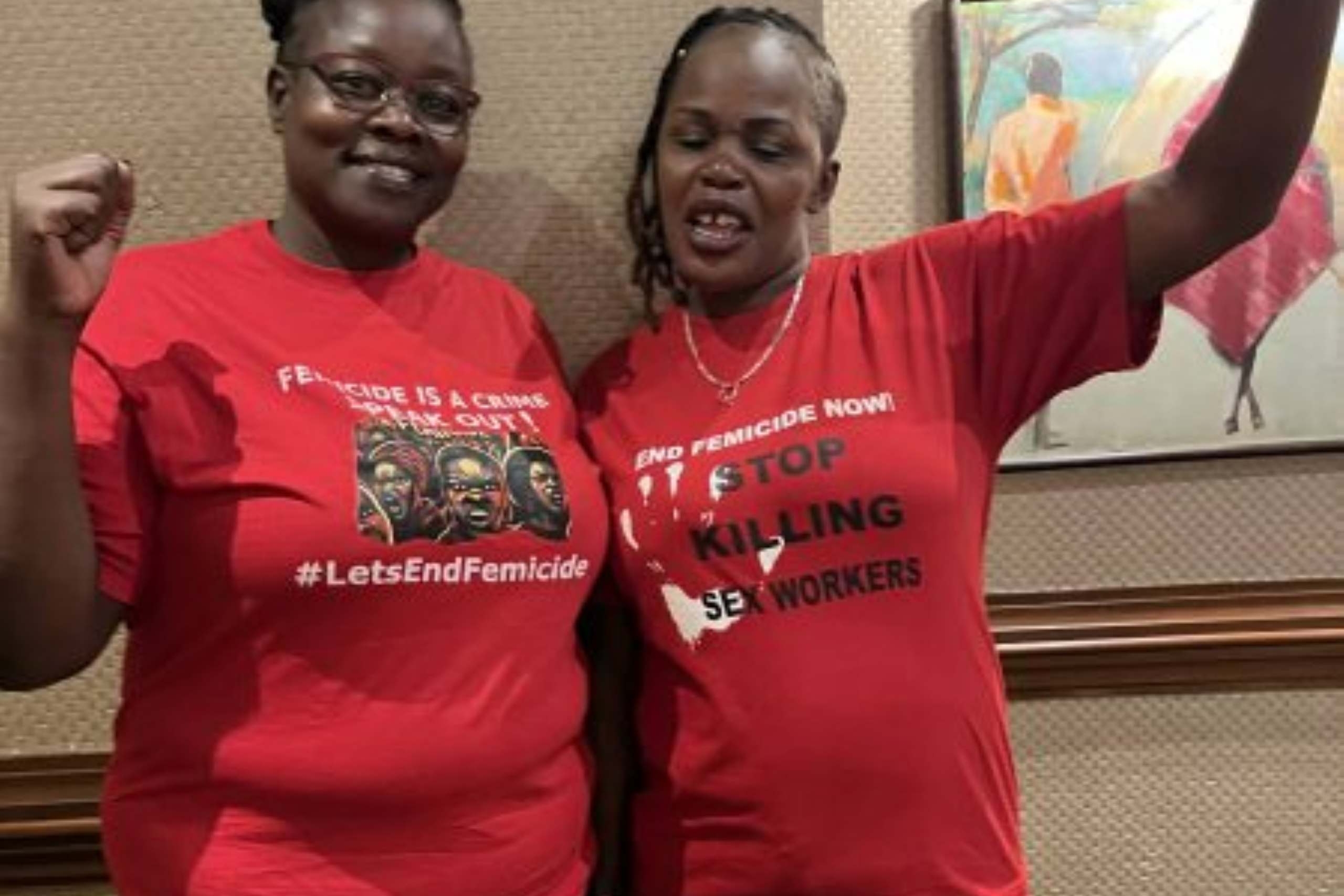 Joyce Adhiambo (left) and Victoria Were (right)