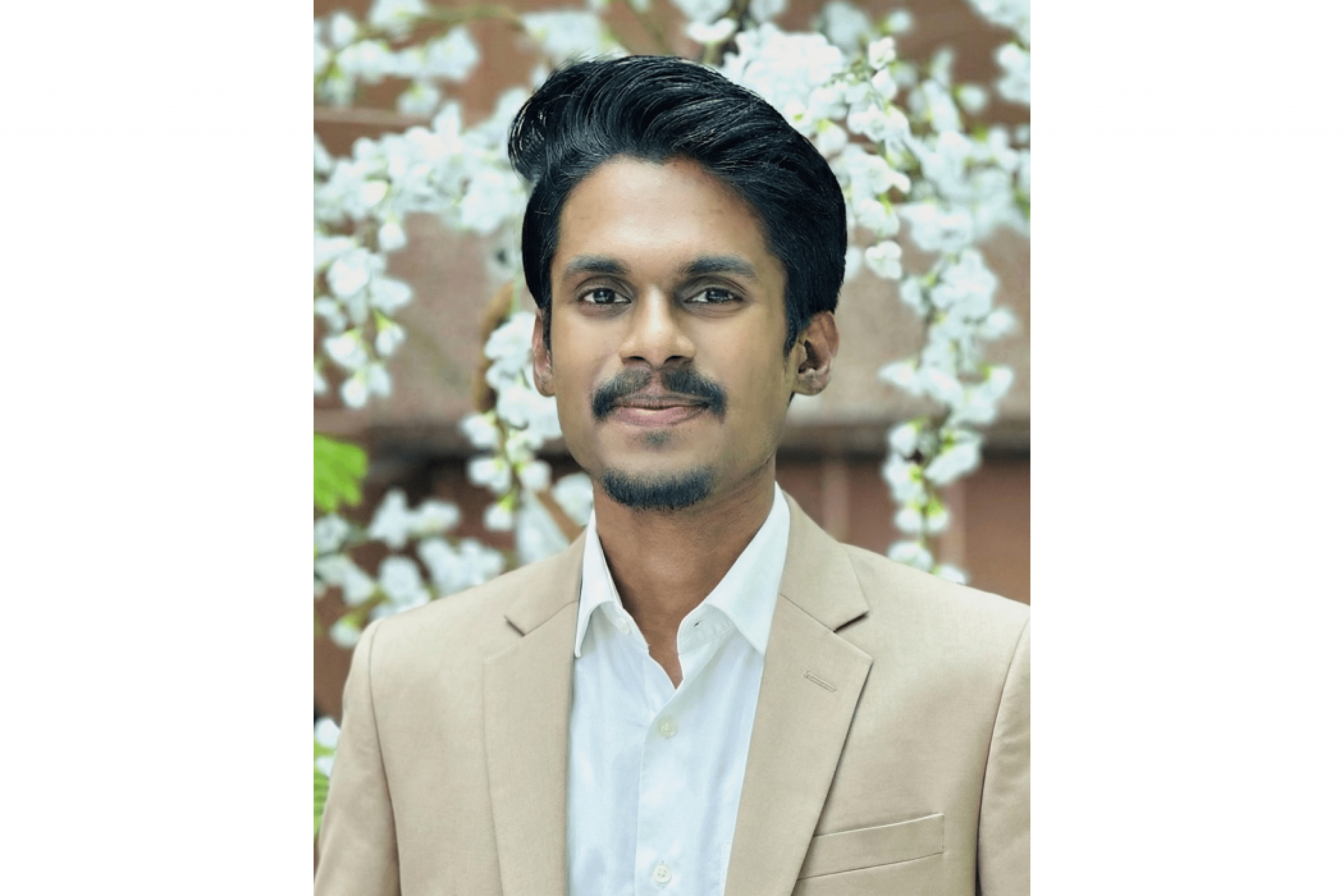 Portrait of Ashraf Kadar Shahib. 