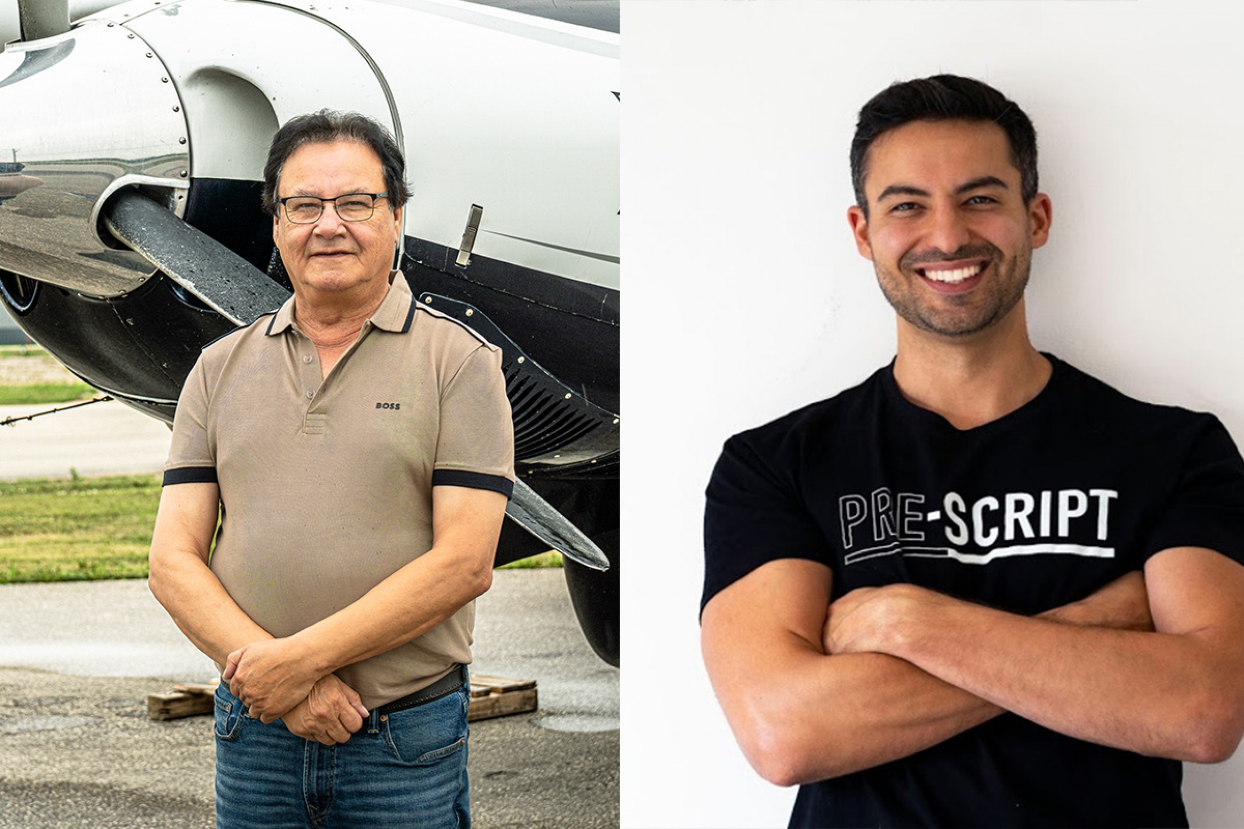 Left - E. Oliver Owen, Right - Cody Gonsalves