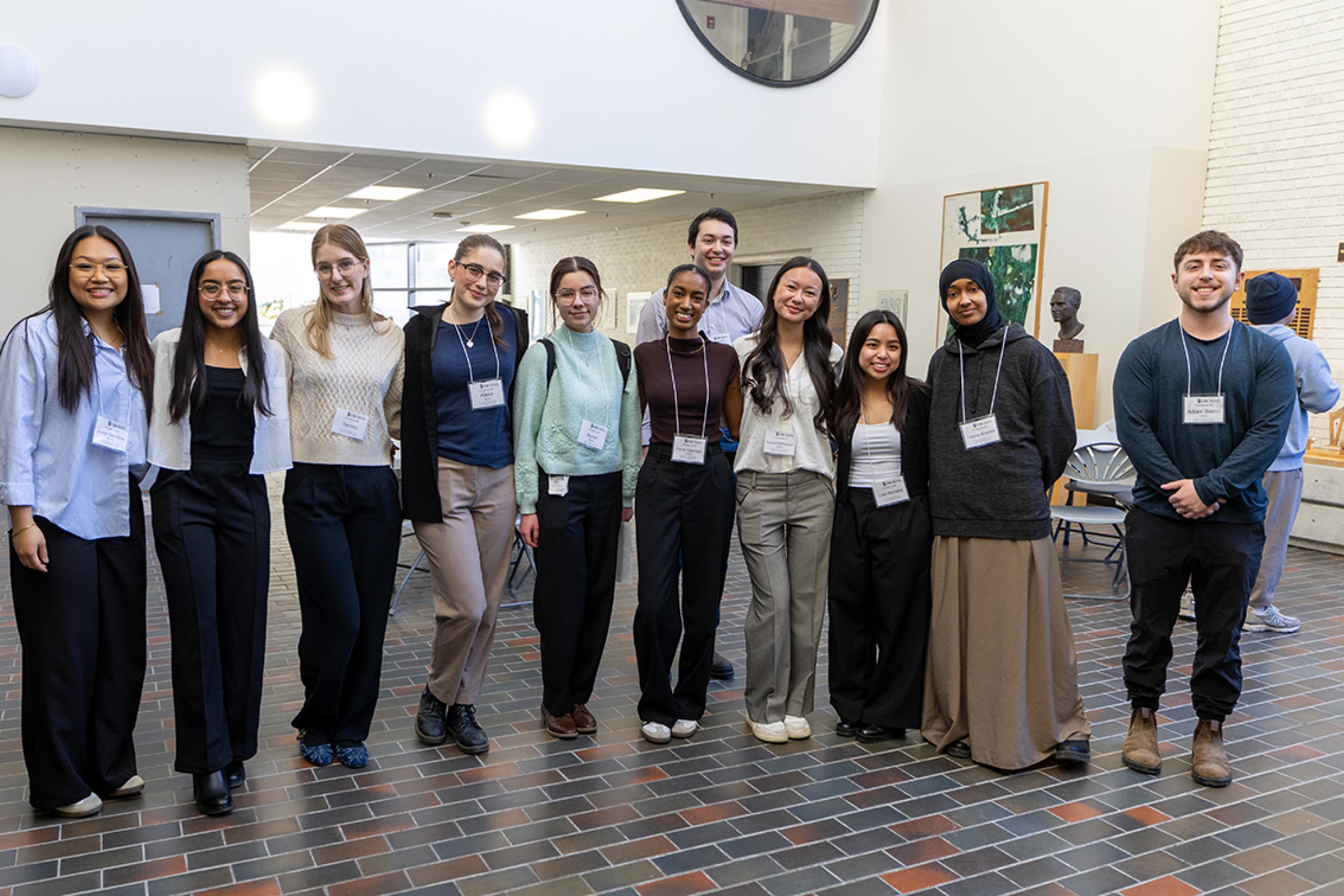 A group of second-year students from the respiratory therapy program.