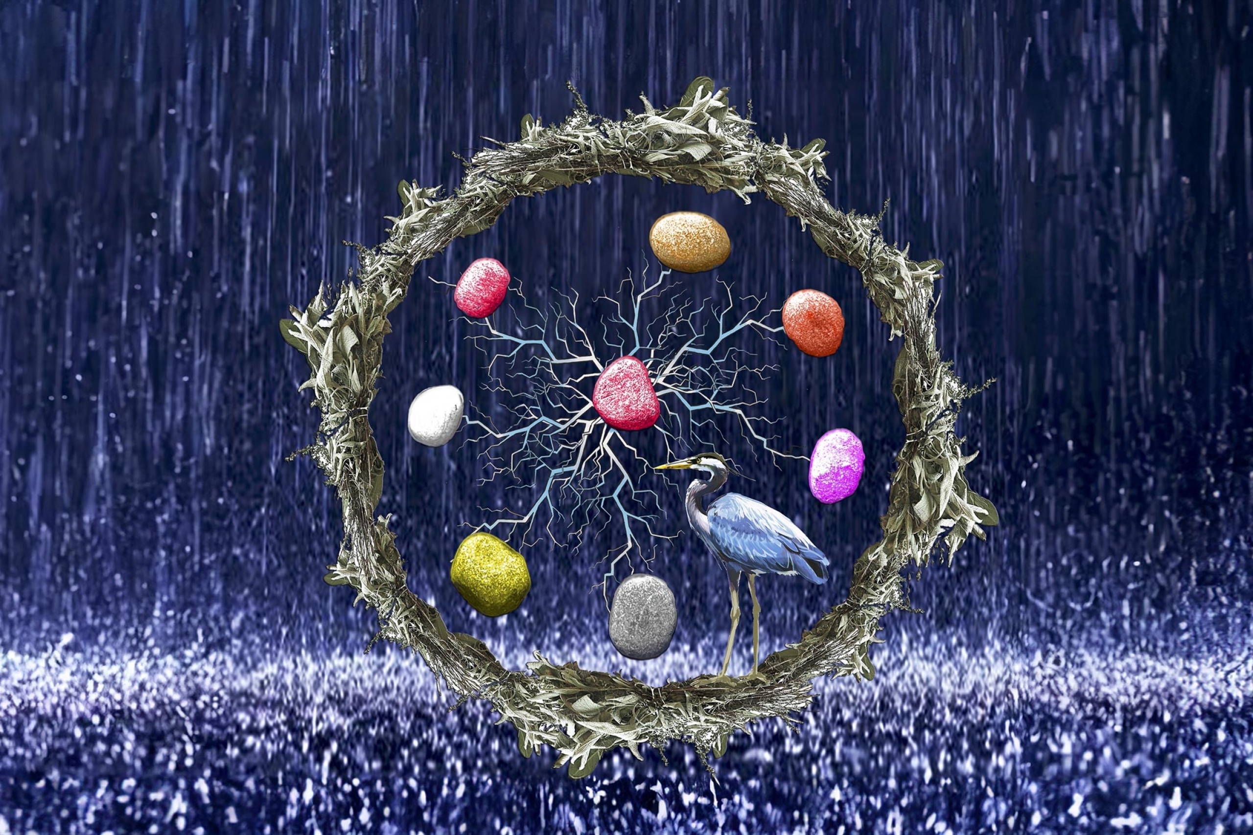 Blue Heron Pathway art