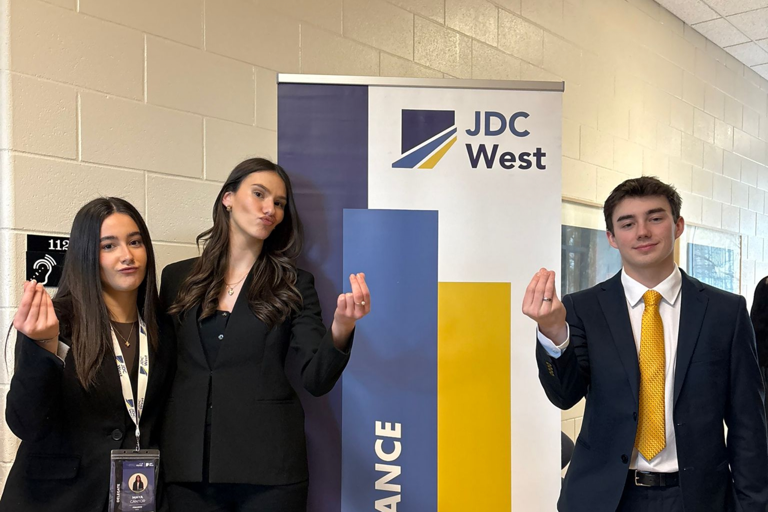 Finance students at JDC west
