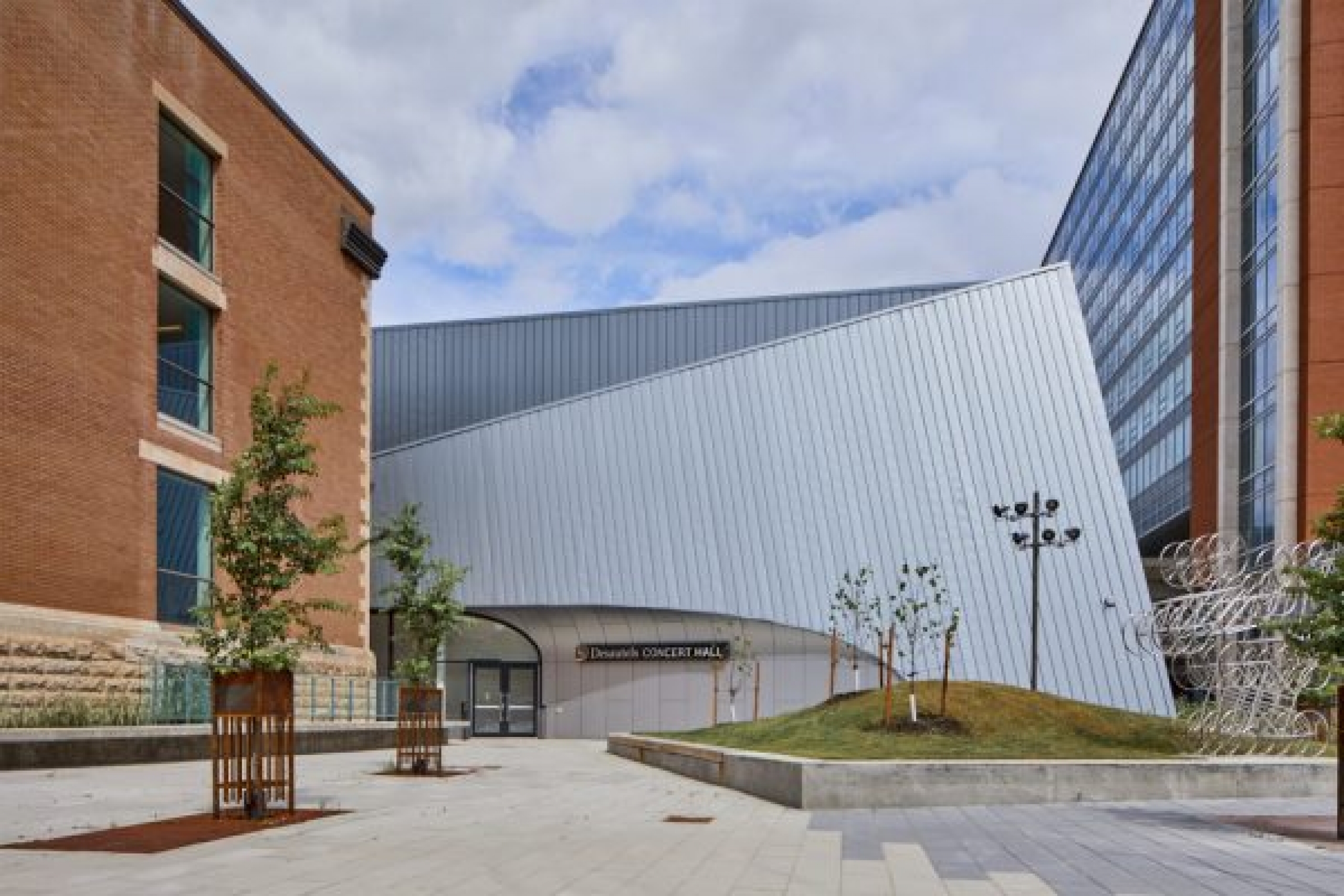 Outside view of the Desautels Concert Hall