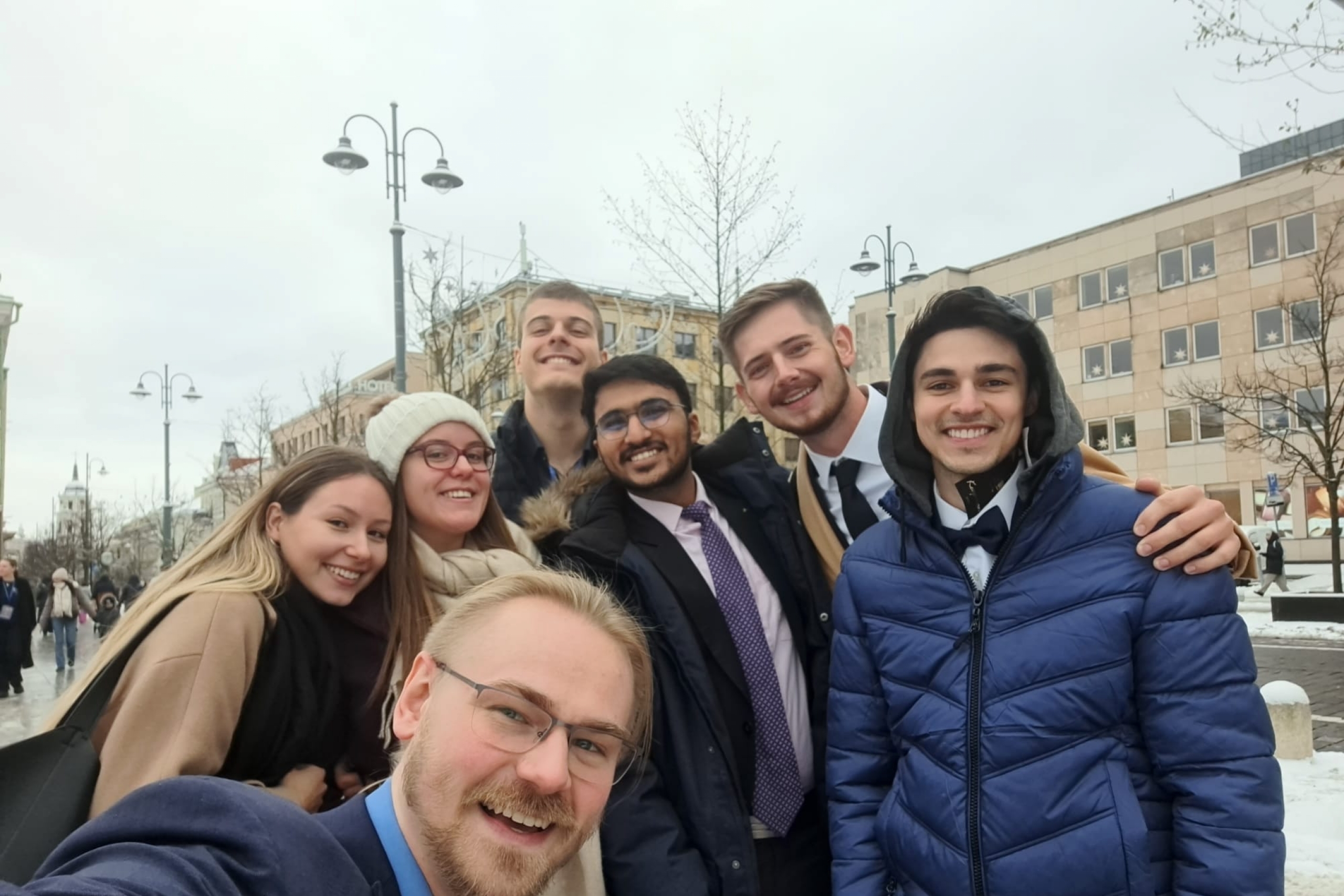 Shivam Patel and his case competition team