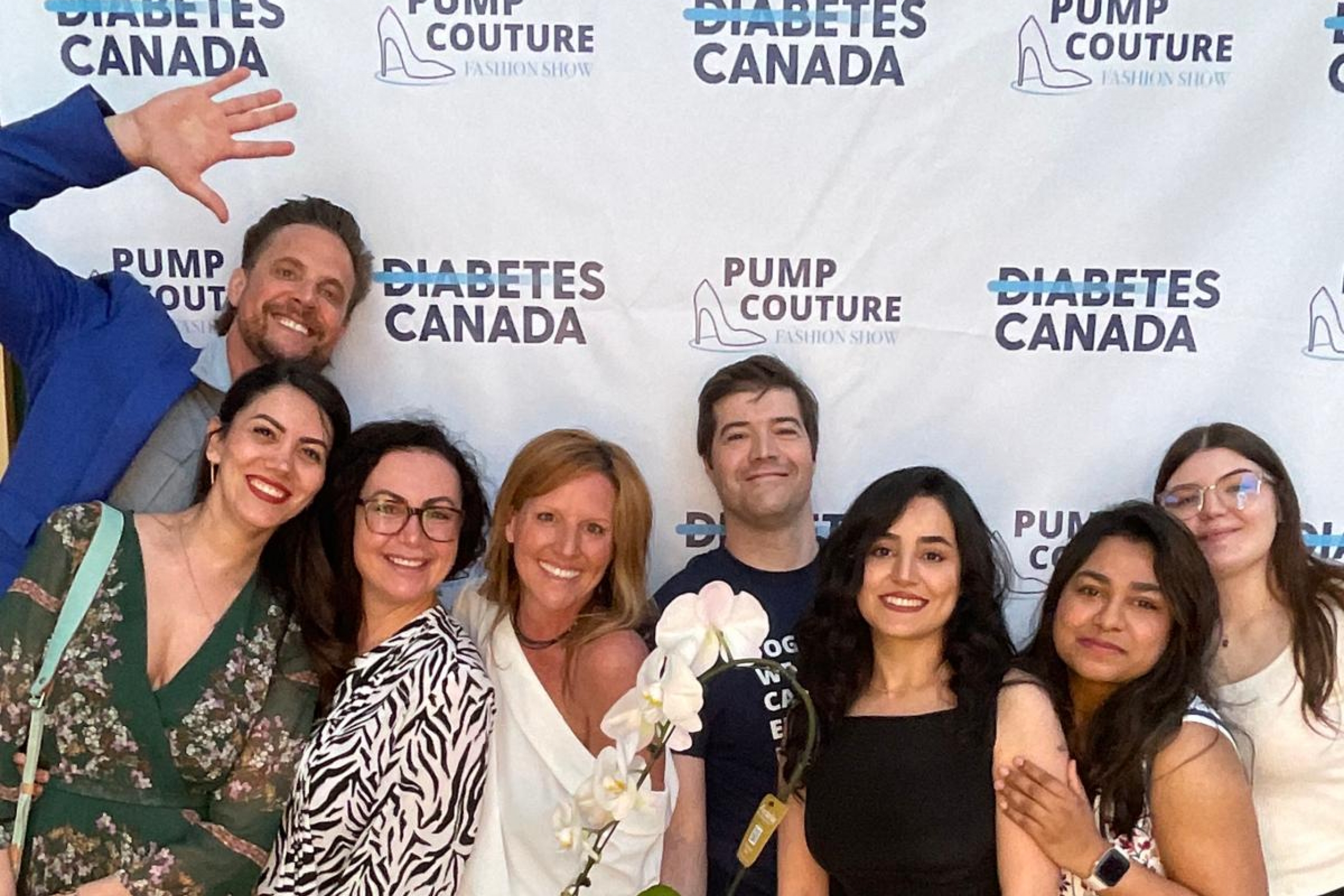 A group posing together.