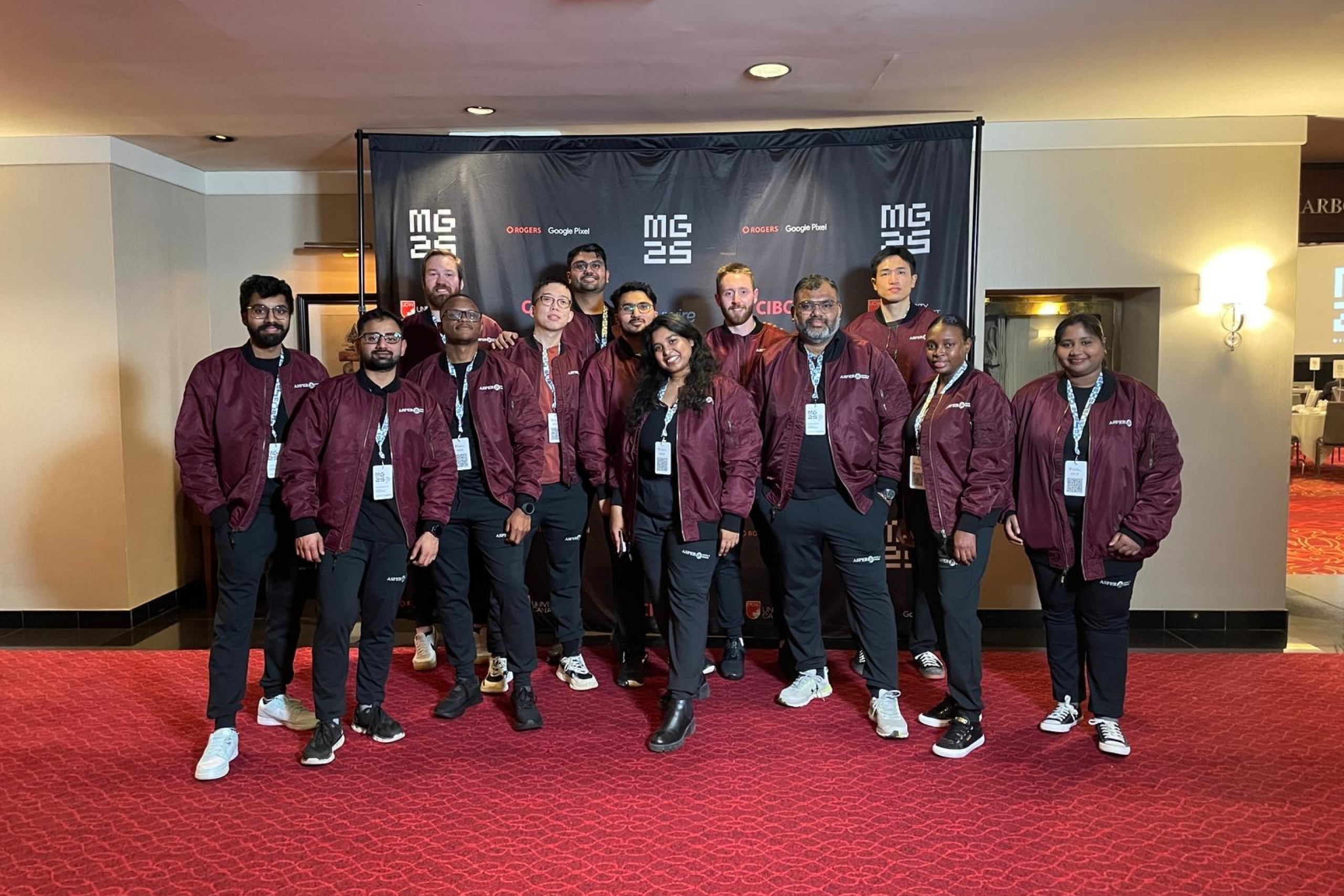 Shivam Patel and his case competition team