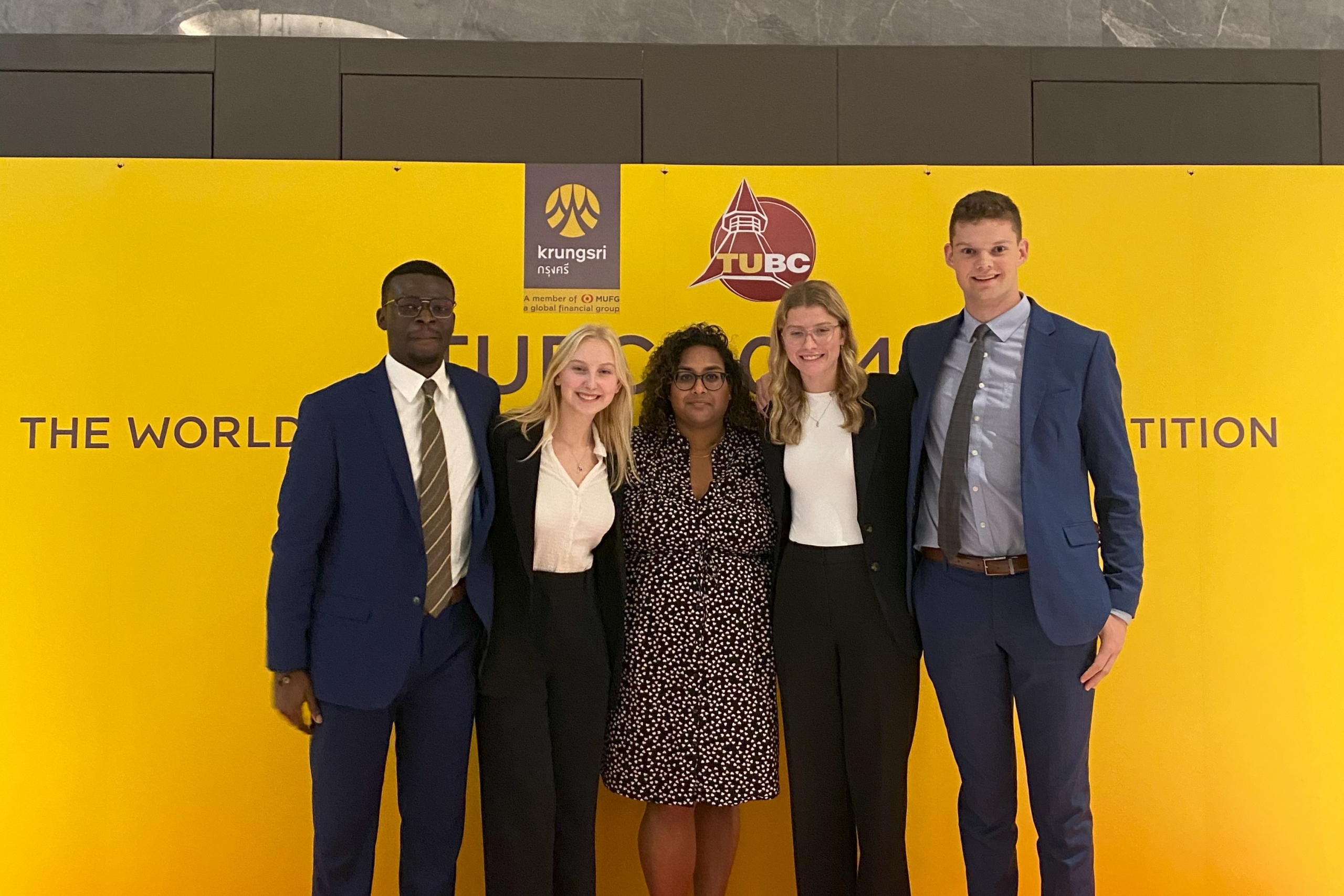 Group shot of a case team