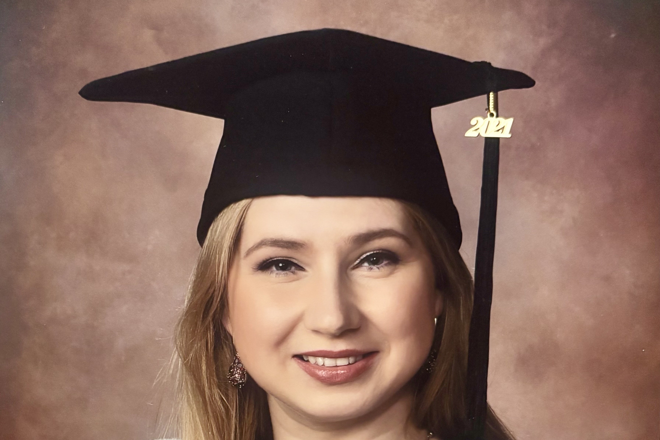 a graduation photo of Maryana Kutuzova