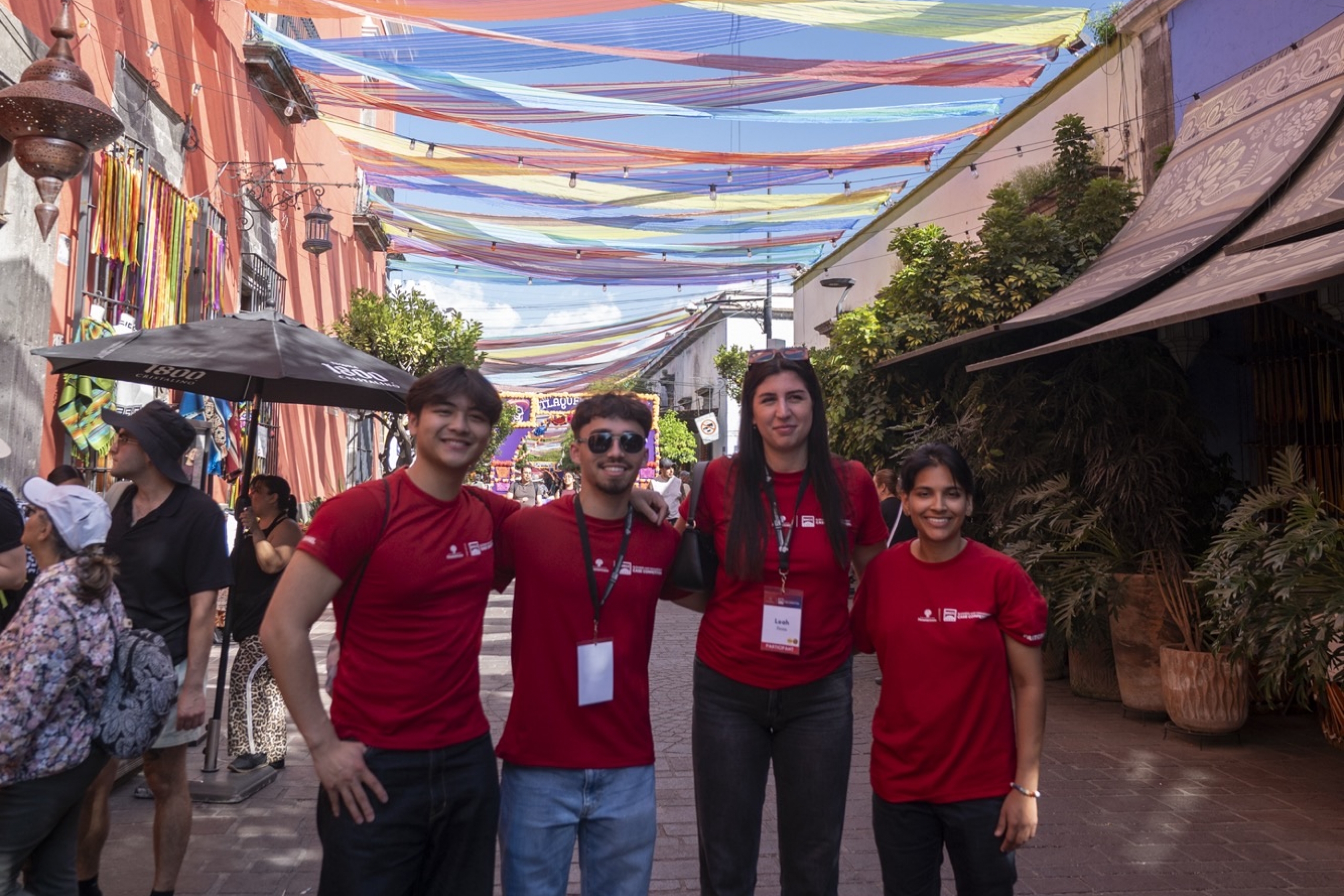 Daniel Eng and his Case competition team in Mexico