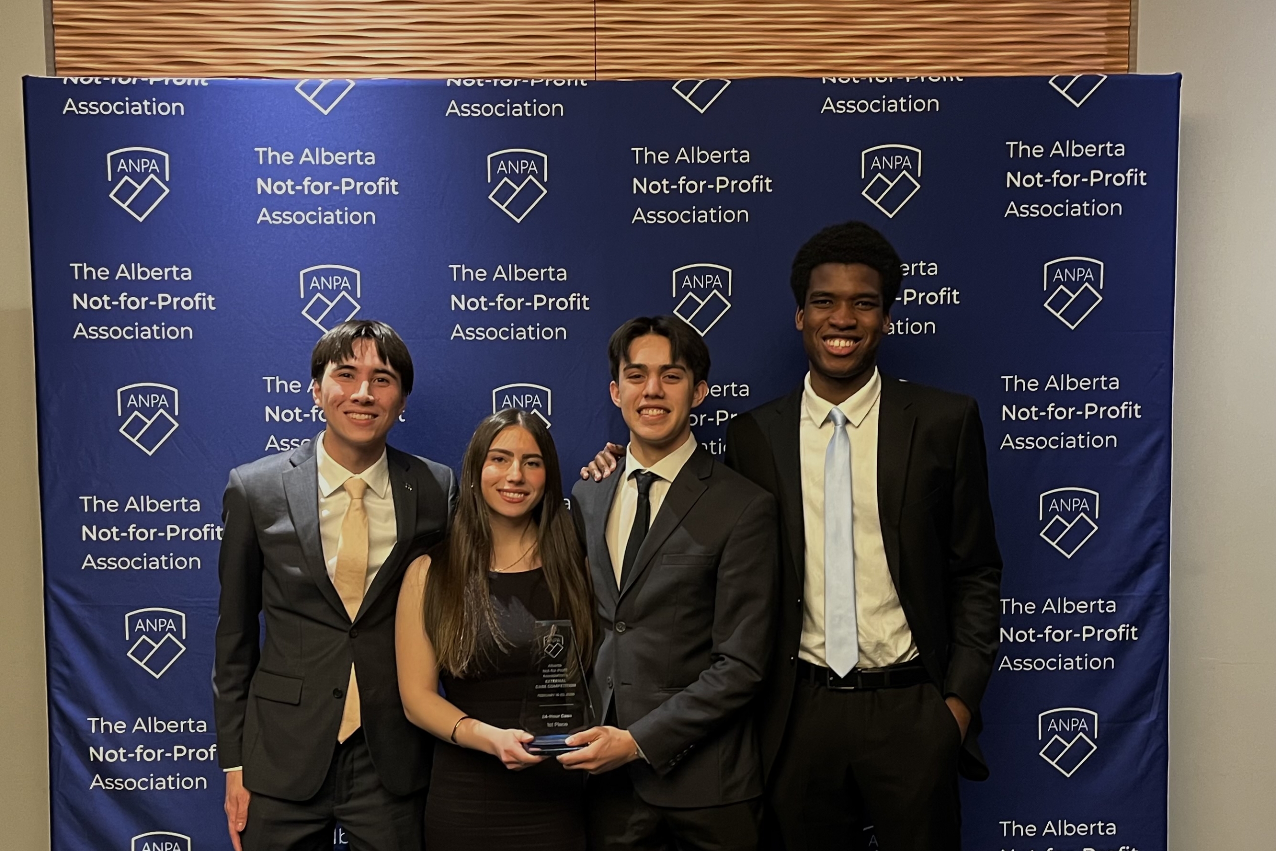 Case students in the Alberta NFP competition
