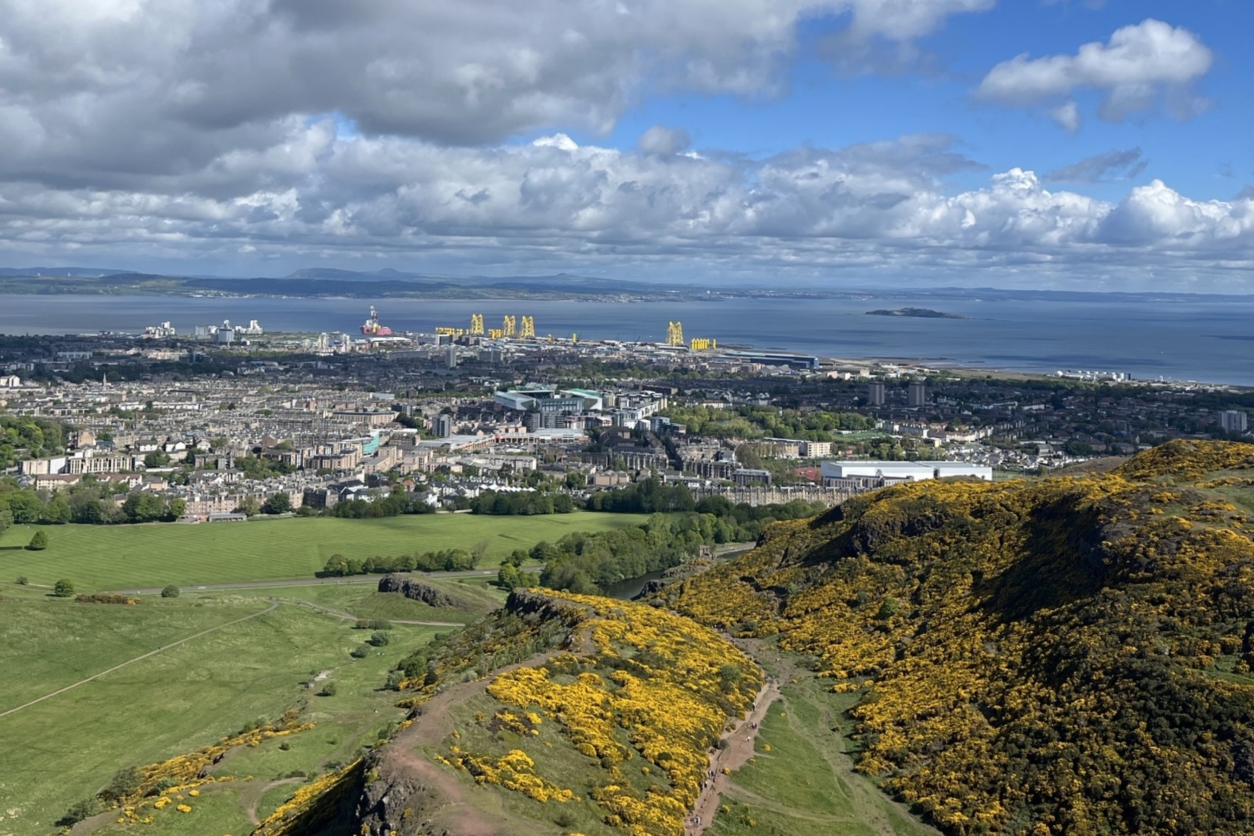 A landscape in Glasgow, Scotland
