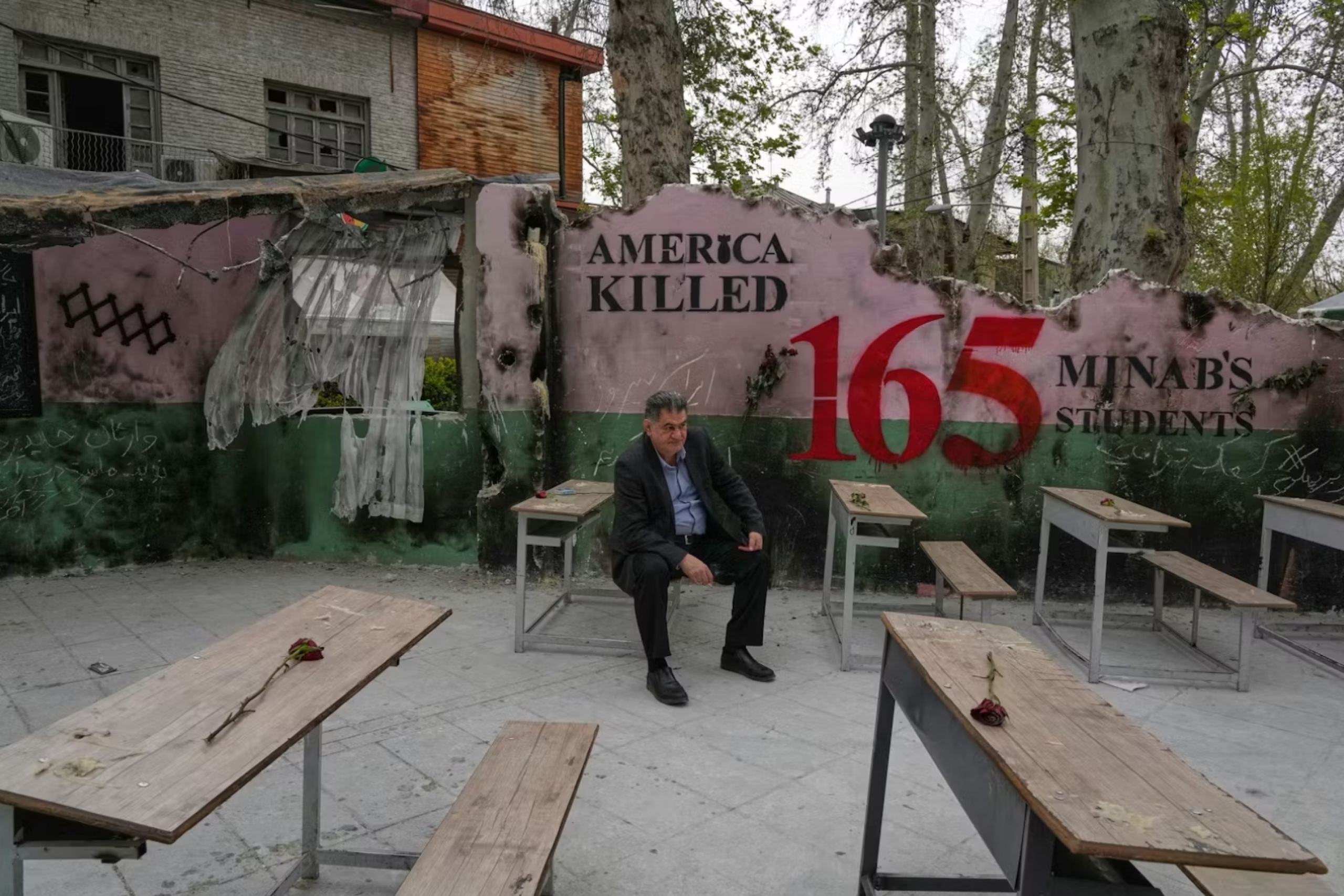 Man in bombed school in Tehran