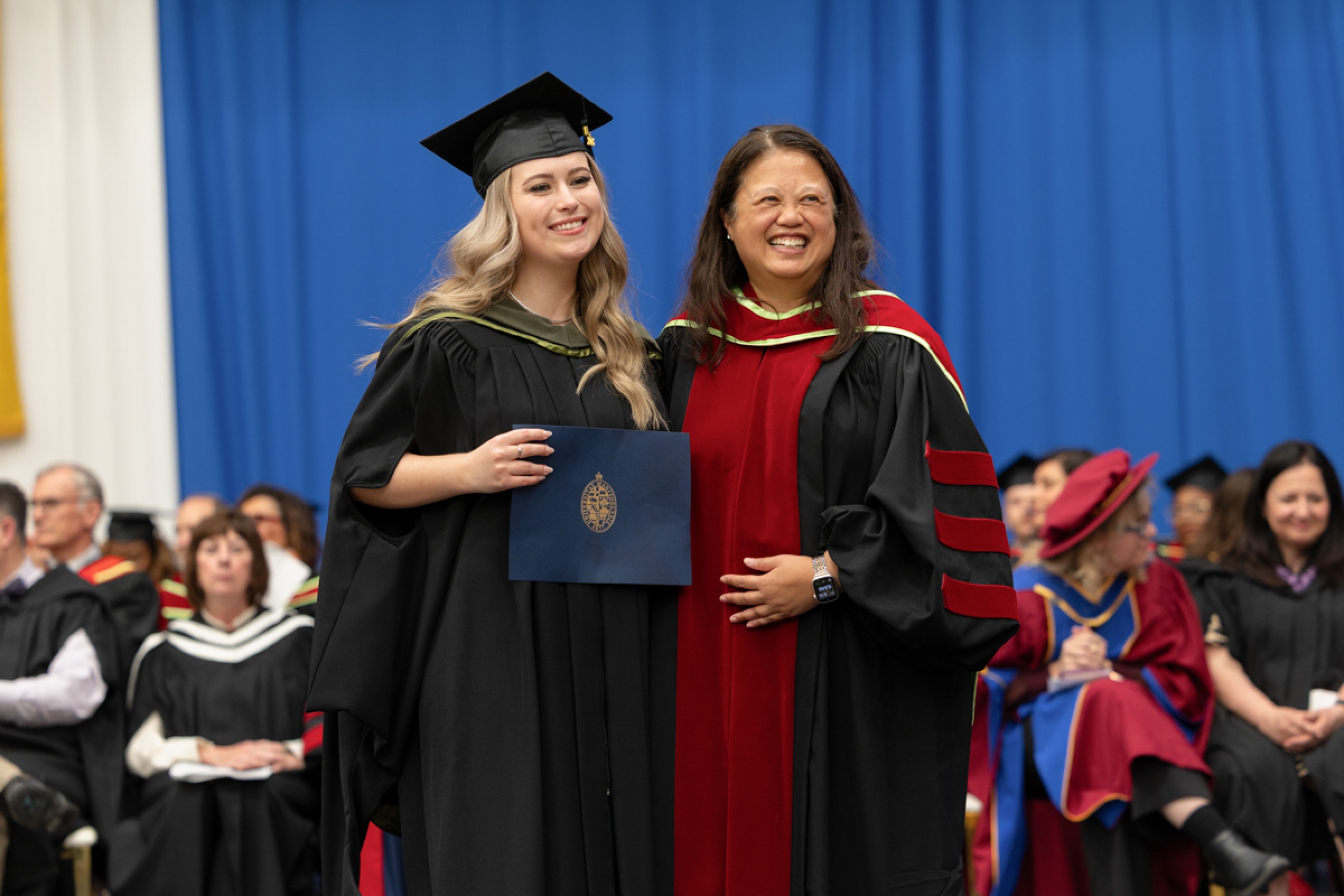 Student with dean