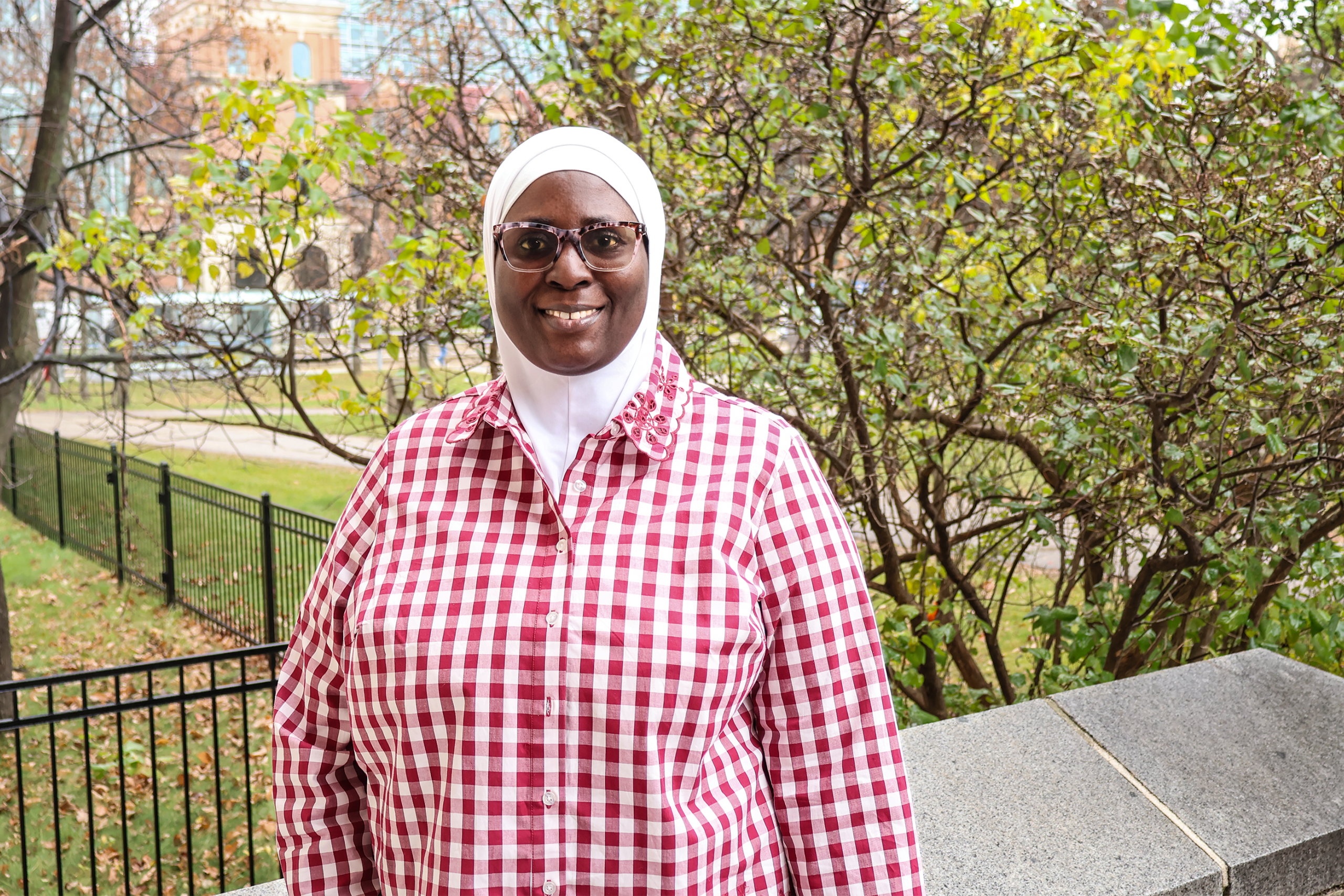 Karamat graduates with a Doctor of Philosophy in Social Work