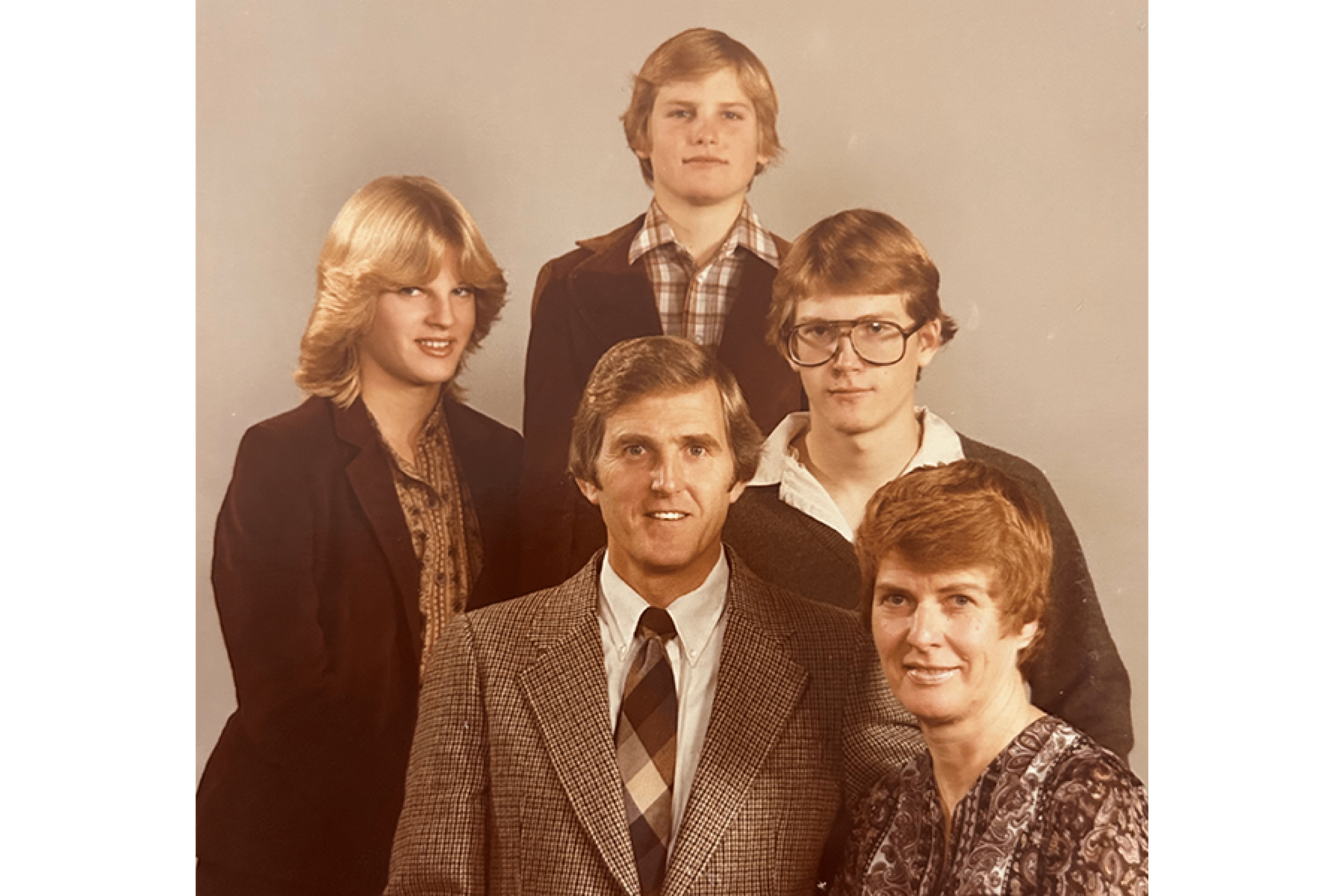 Vintage portrait of the Kristjanson family.