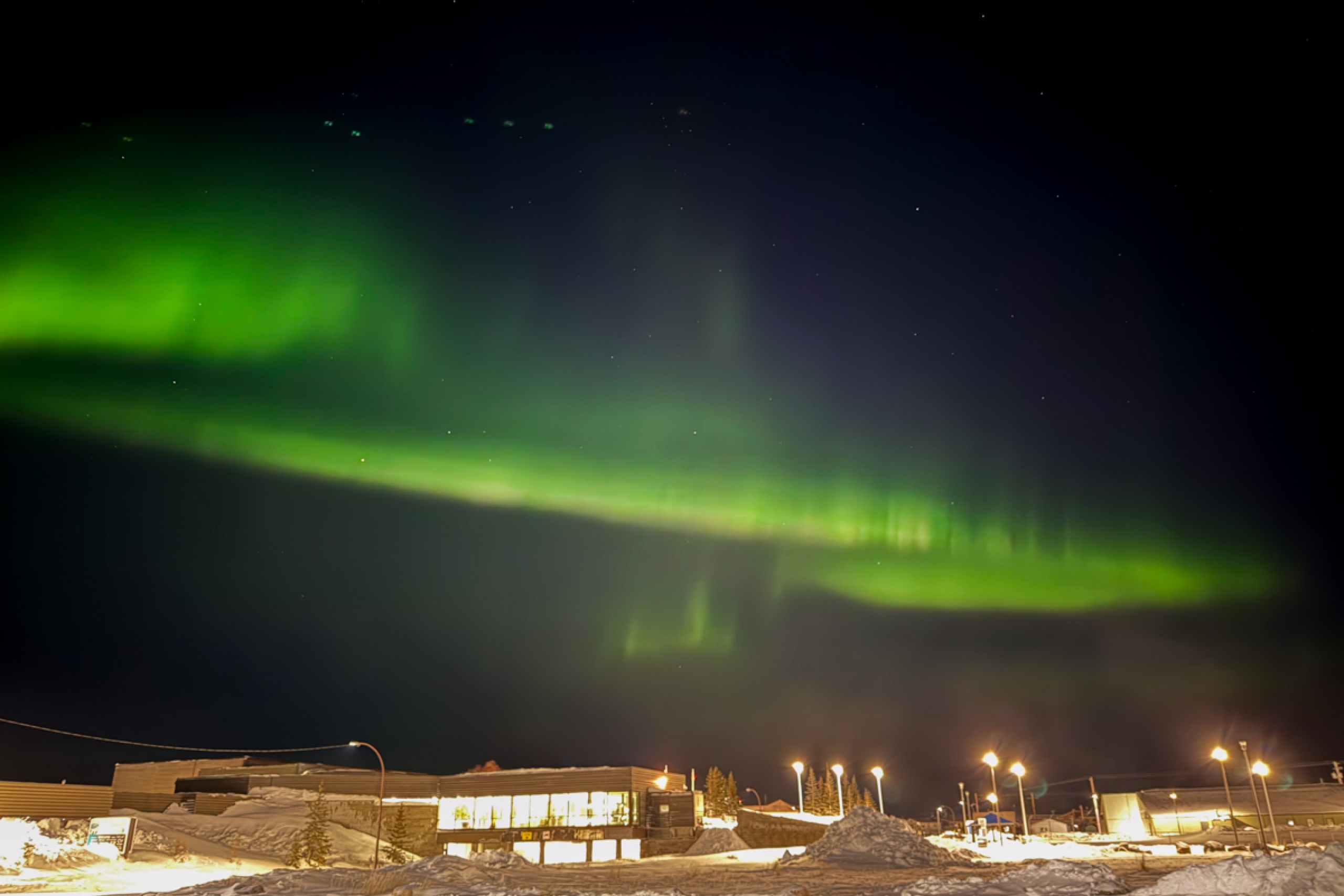 Northern Lights atop Churchill.