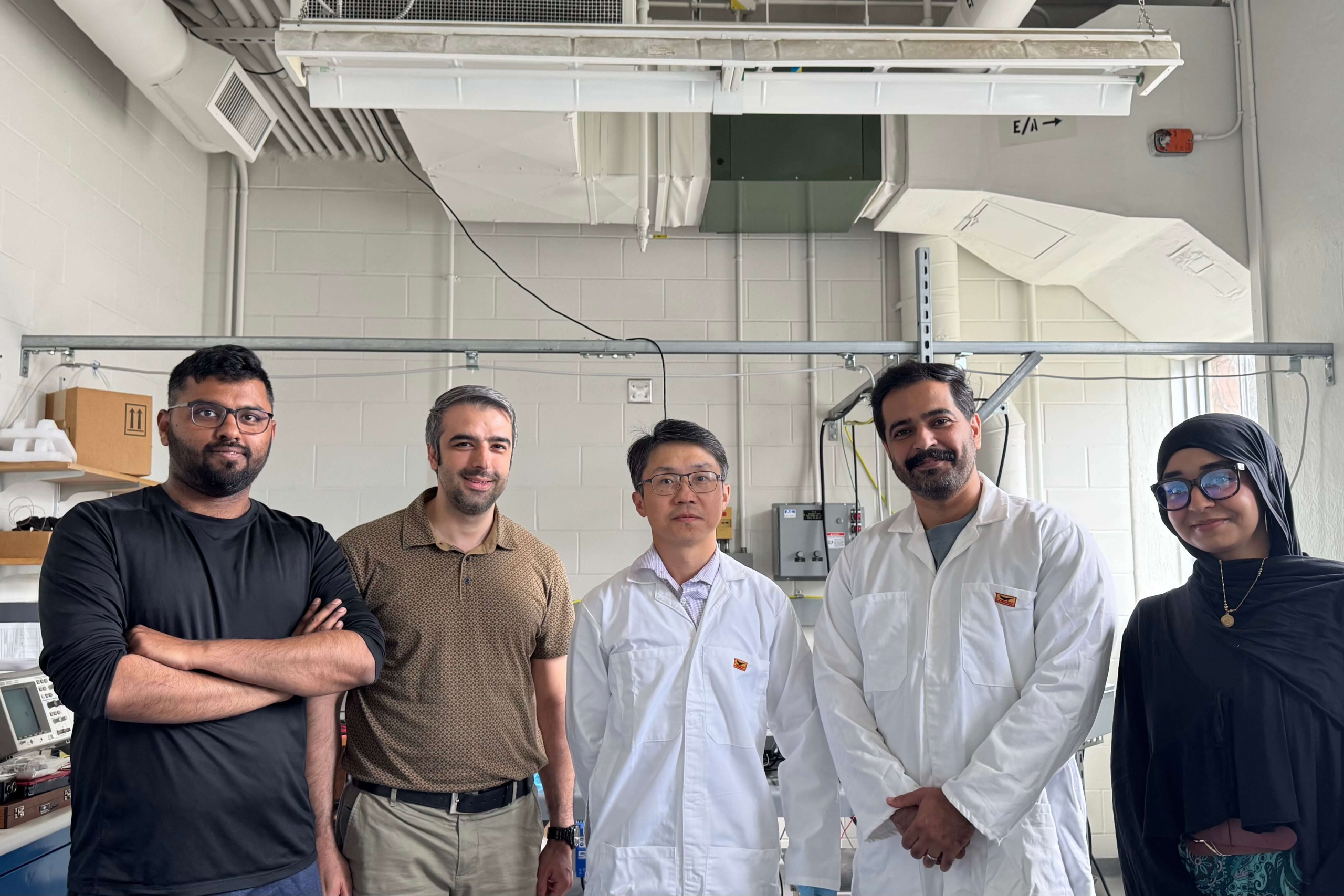 Liang and his team